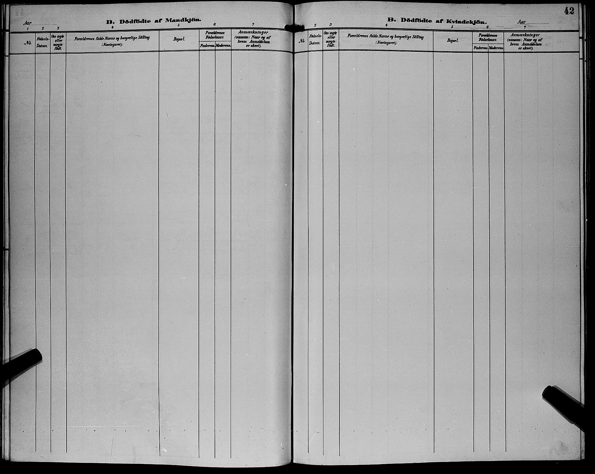 Eiker kirkebøker, AV/SAKO-A-4/G/Gb/L0004: Parish register (copy) no. II 4, 1894-1900, p. 42