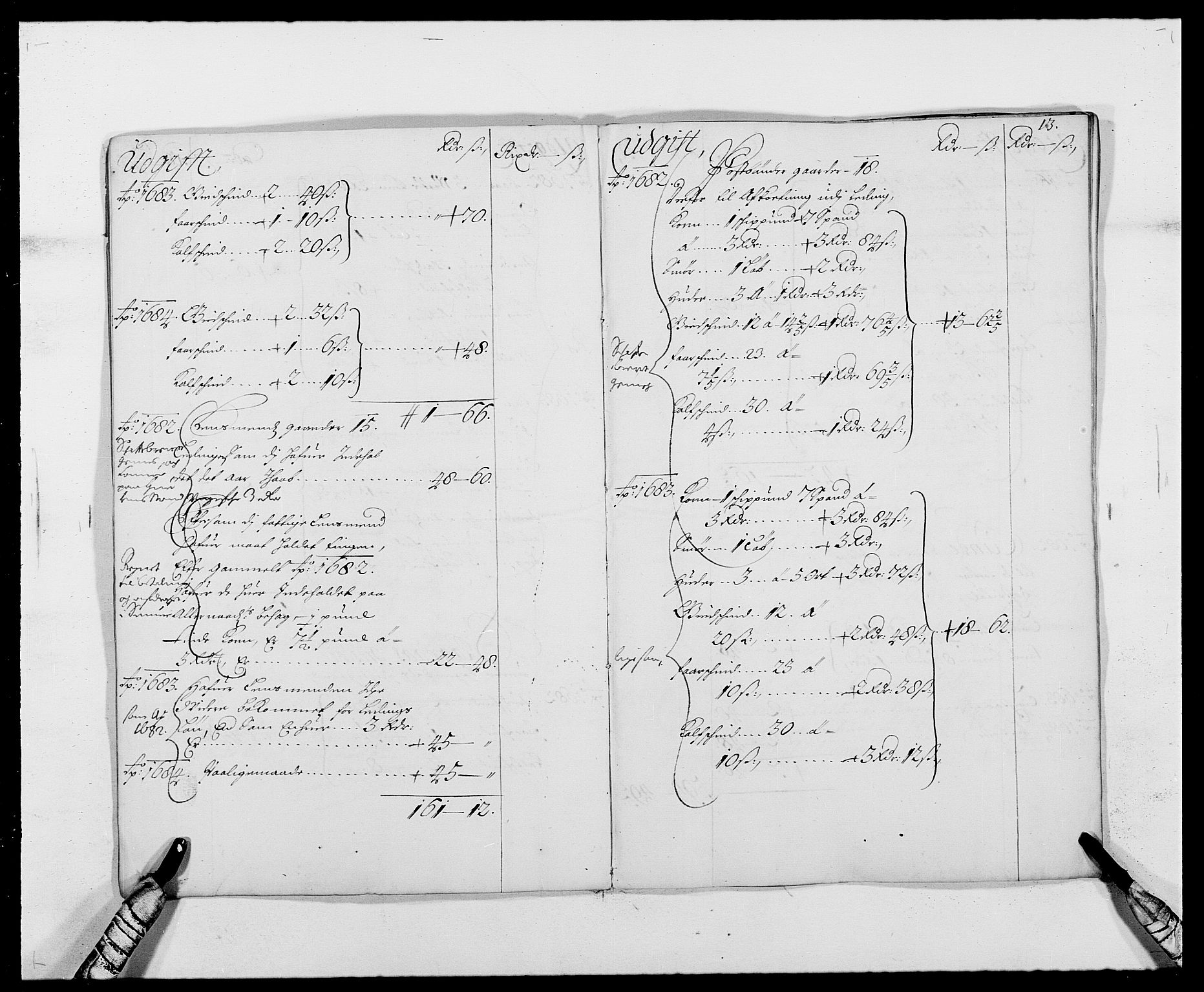 Rentekammeret inntil 1814, Reviderte regnskaper, Fogderegnskap, AV/RA-EA-4092/R46/L2723: Fogderegnskap Jæren og Dalane, 1682-1684, p. 13