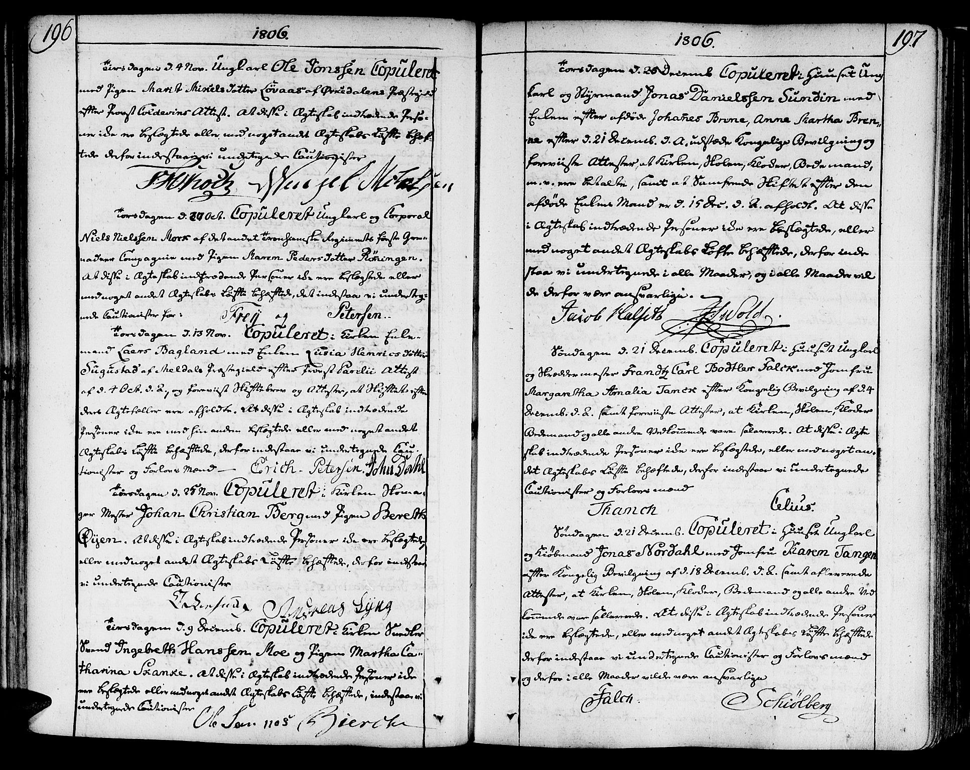 Ministerialprotokoller, klokkerbøker og fødselsregistre - Sør-Trøndelag, SAT/A-1456/602/L0105: Parish register (official) no. 602A03, 1774-1814, p. 196-197