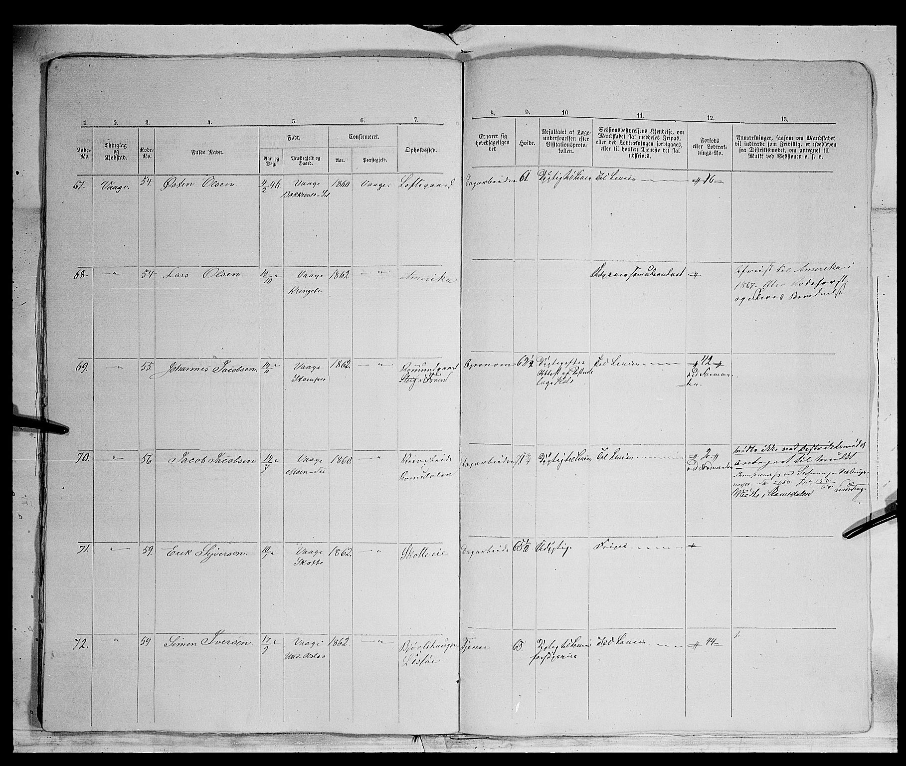 Fylkesmannen i Oppland, AV/SAH-FYO-002/1/K/Kg/L1174: Fron, Nordre og Søndre Fron, Vågå, 1860-1879, p. 453