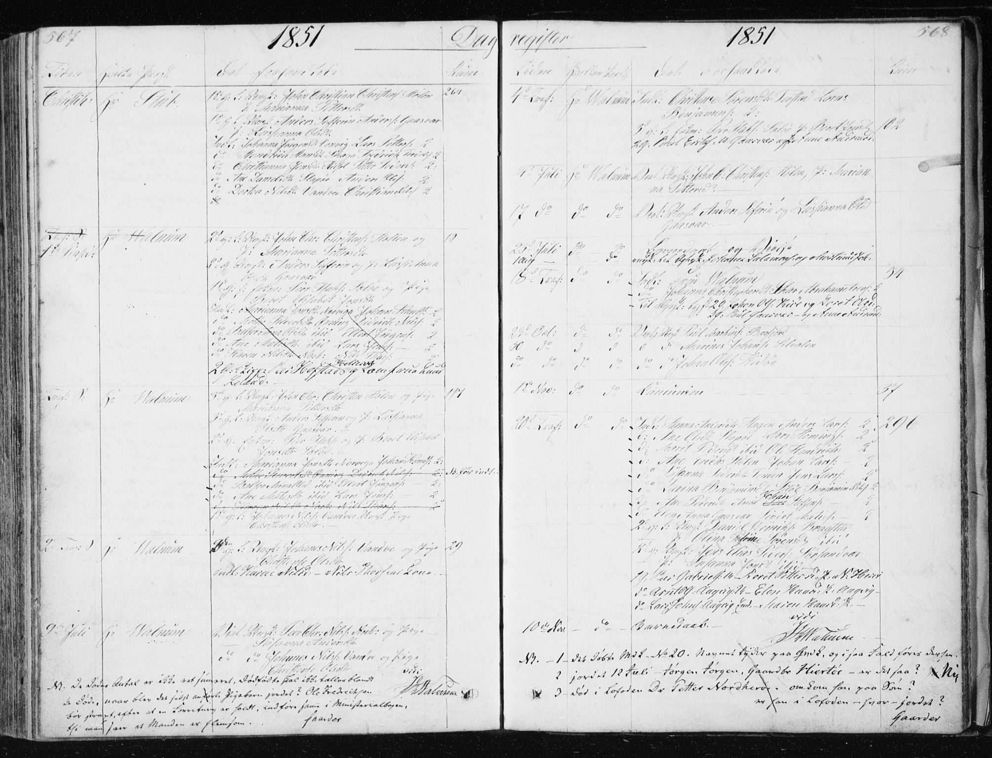 Ministerialprotokoller, klokkerbøker og fødselsregistre - Nordland, SAT/A-1459/834/L0511: Parish register (copy) no. 834C02, 1848-1862, p. 567-568
