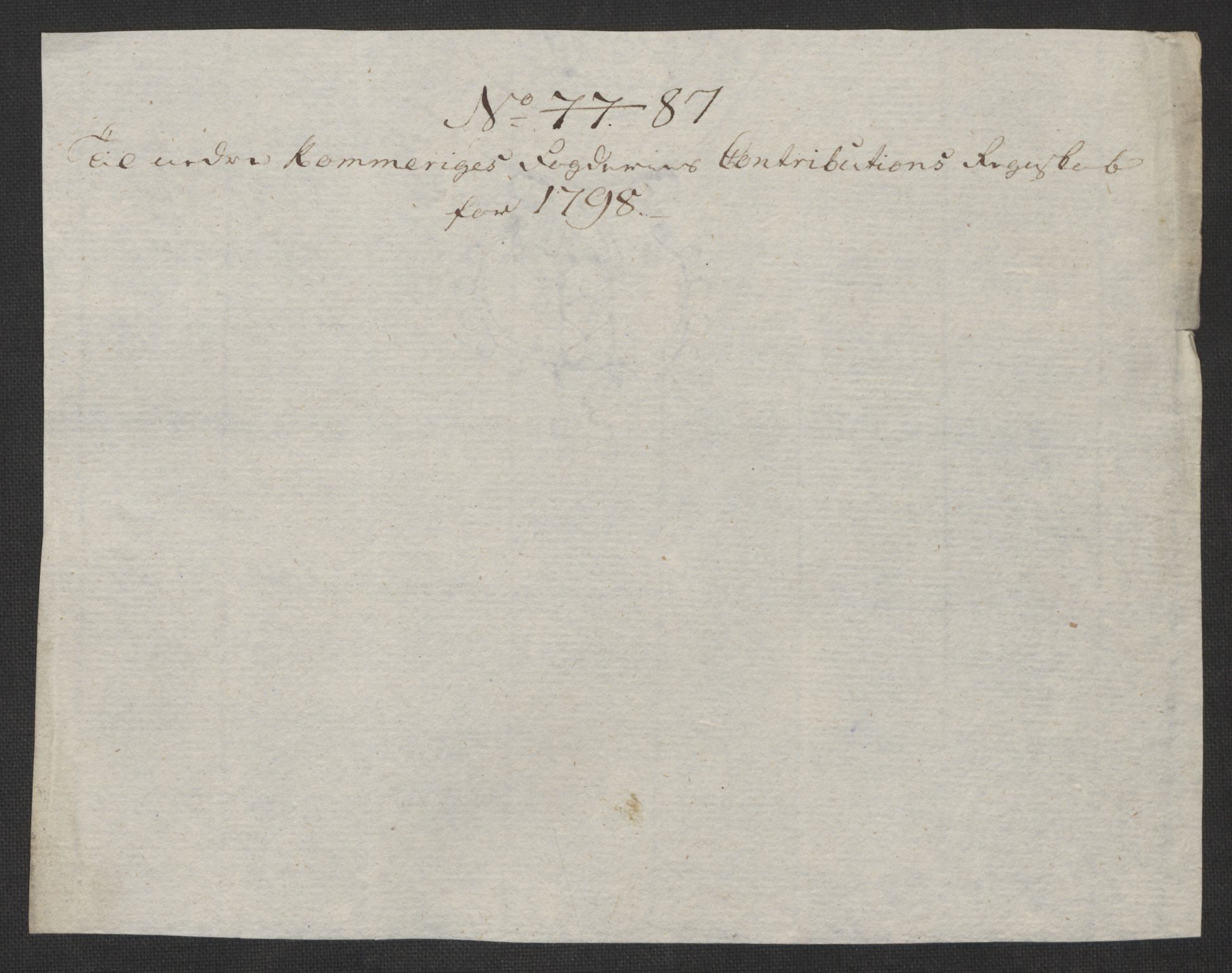 Rentekammeret inntil 1814, Reviderte regnskaper, Fogderegnskap, RA/EA-4092/R11/L0674: Fogderegnskap Nedre Romerike, 1798, p. 312