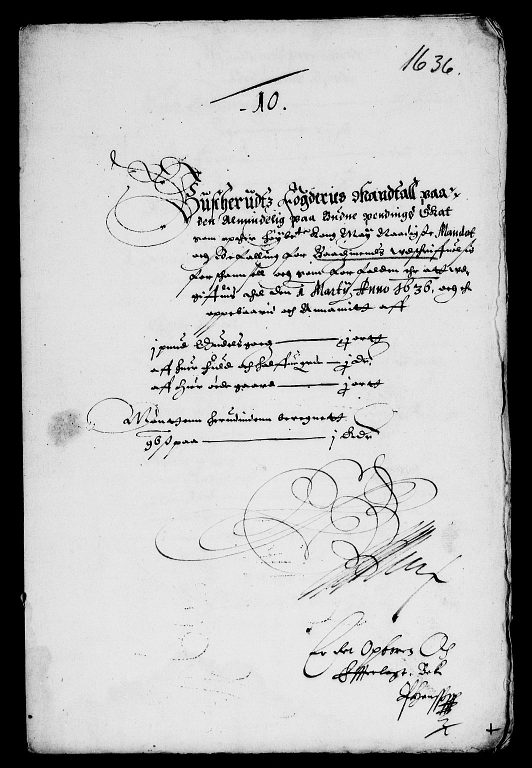 Rentekammeret inntil 1814, Reviderte regnskaper, Lensregnskaper, RA/EA-5023/R/Rb/Rba/L0126: Akershus len, 1635-1636