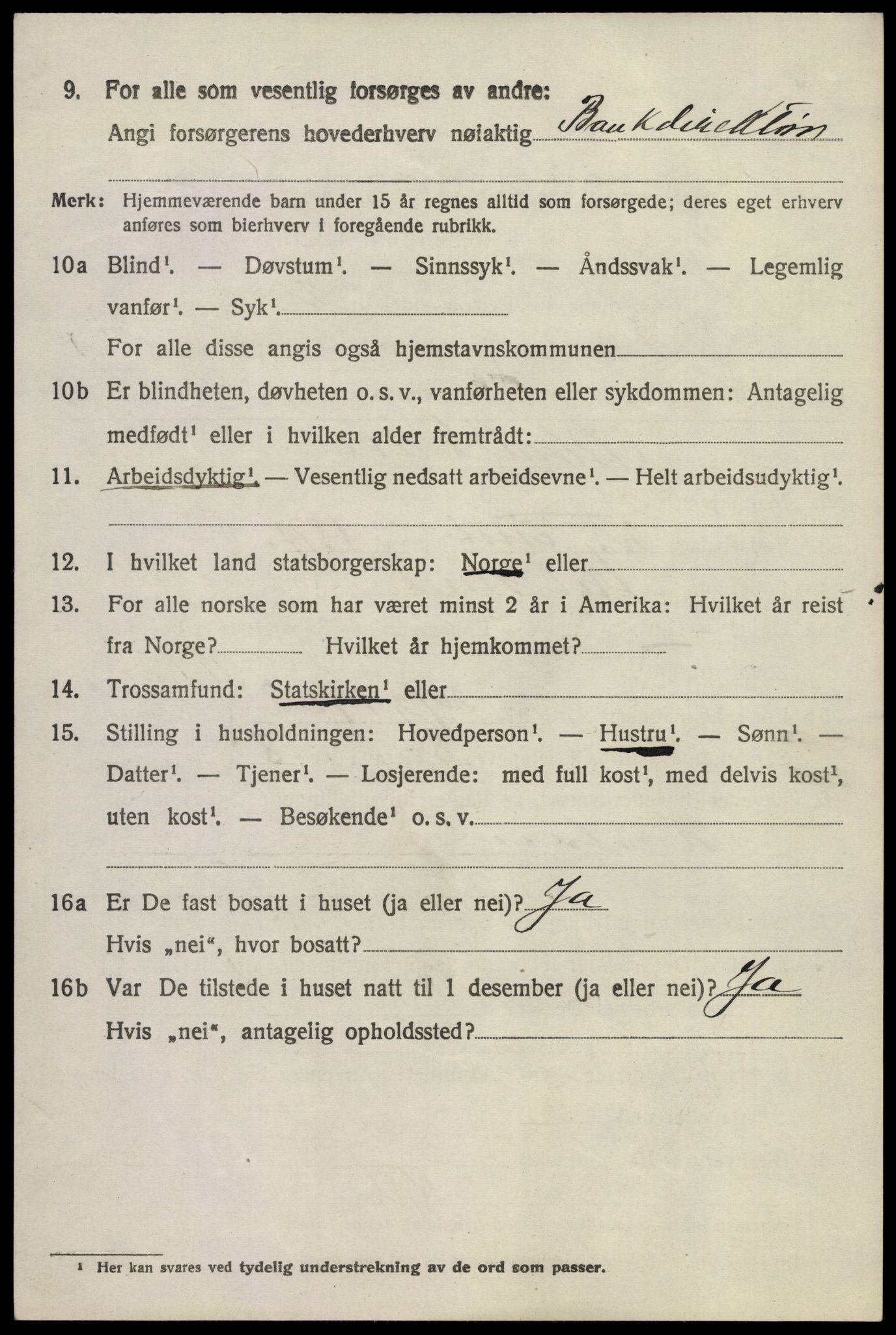 SAKO, 1920 census for Hedrum, 1920, p. 3996