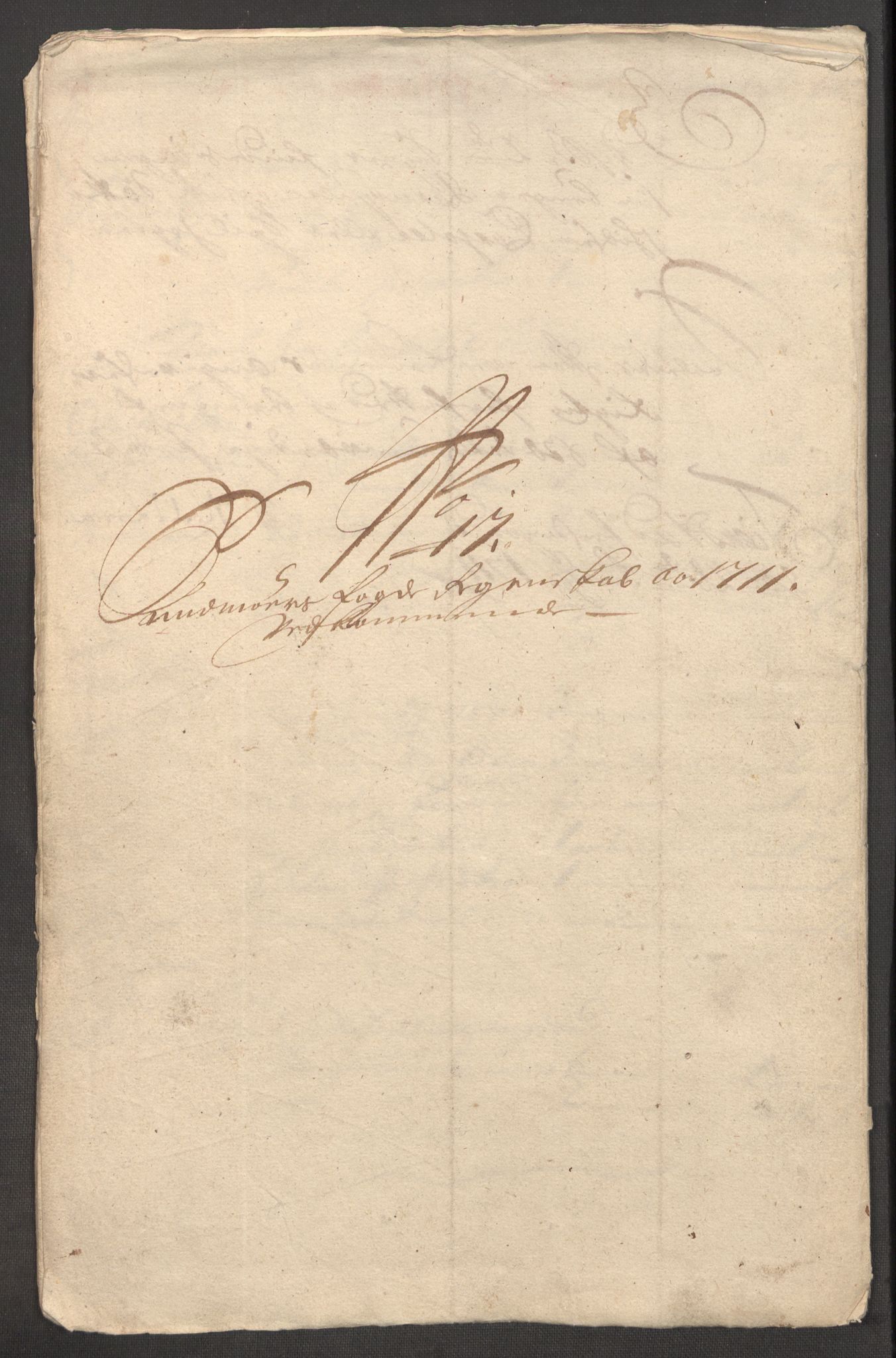 Rentekammeret inntil 1814, Reviderte regnskaper, Fogderegnskap, AV/RA-EA-4092/R54/L3564: Fogderegnskap Sunnmøre, 1711, p. 265