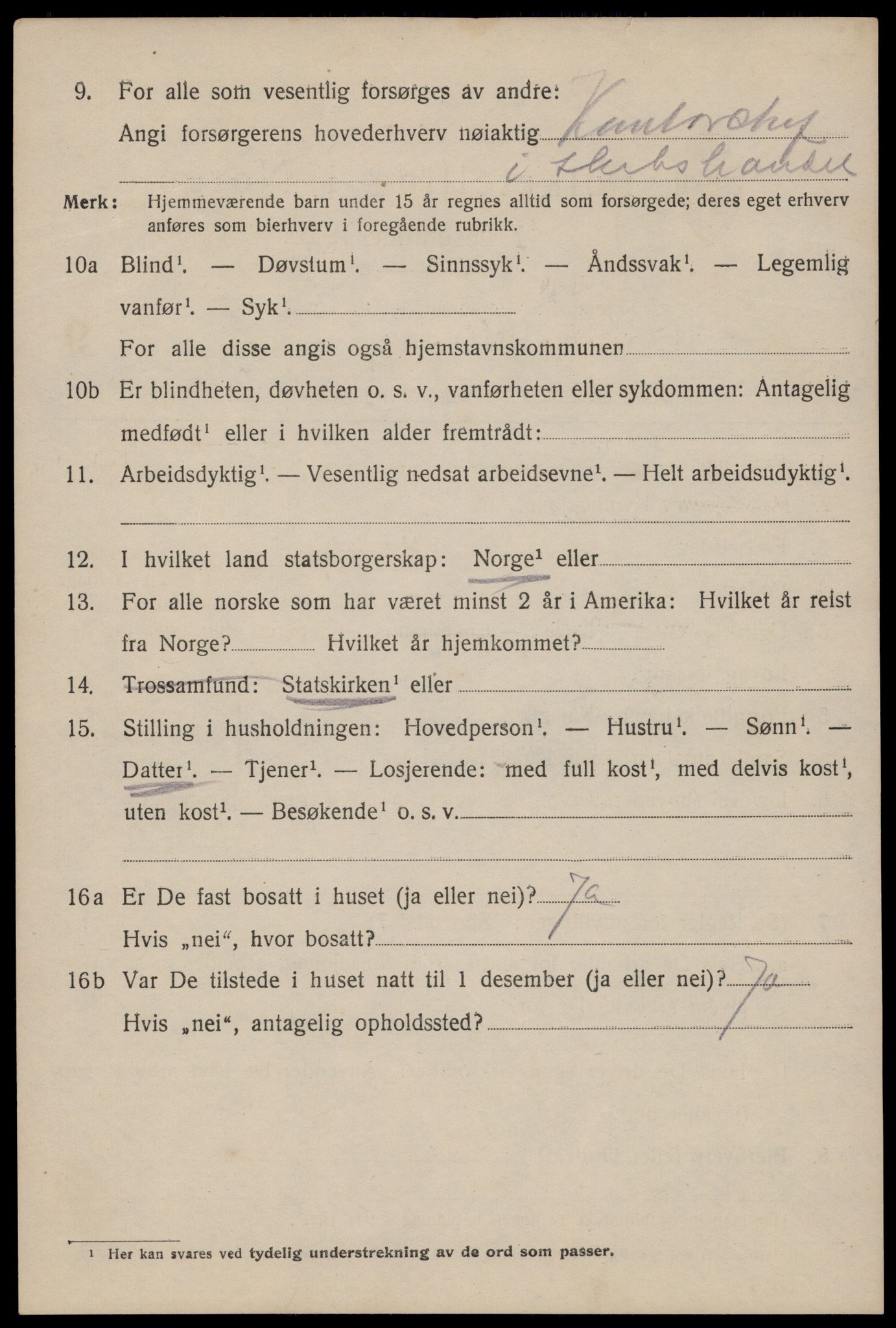 SAST, 1920 census for Haugesund, 1920, p. 32928