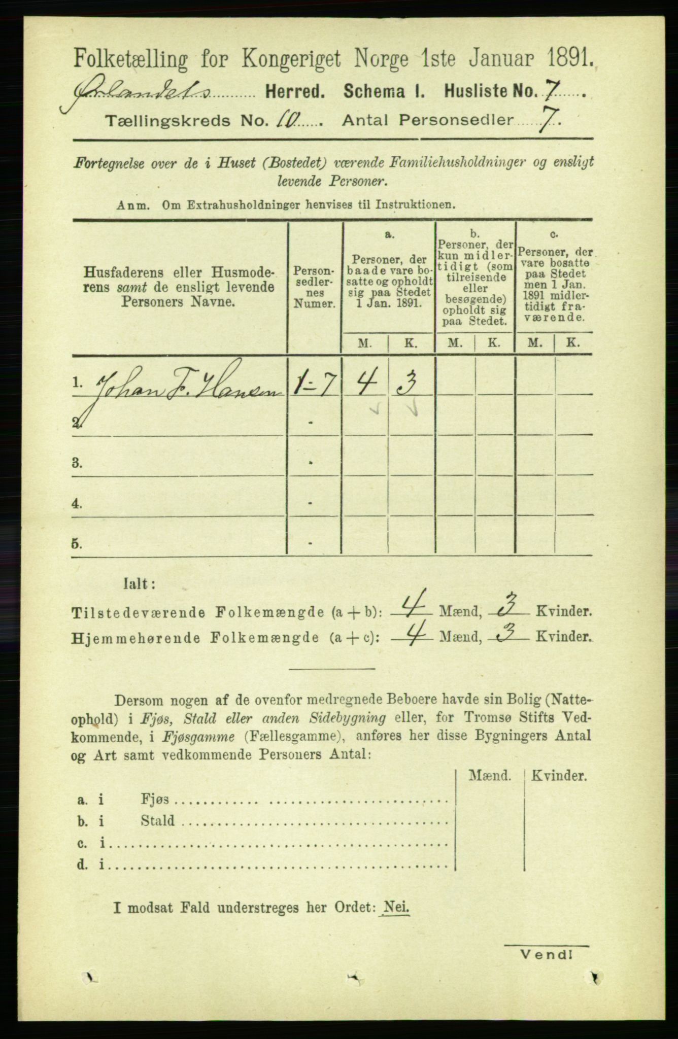 RA, 1891 census for 1621 Ørland, 1891, p. 4109