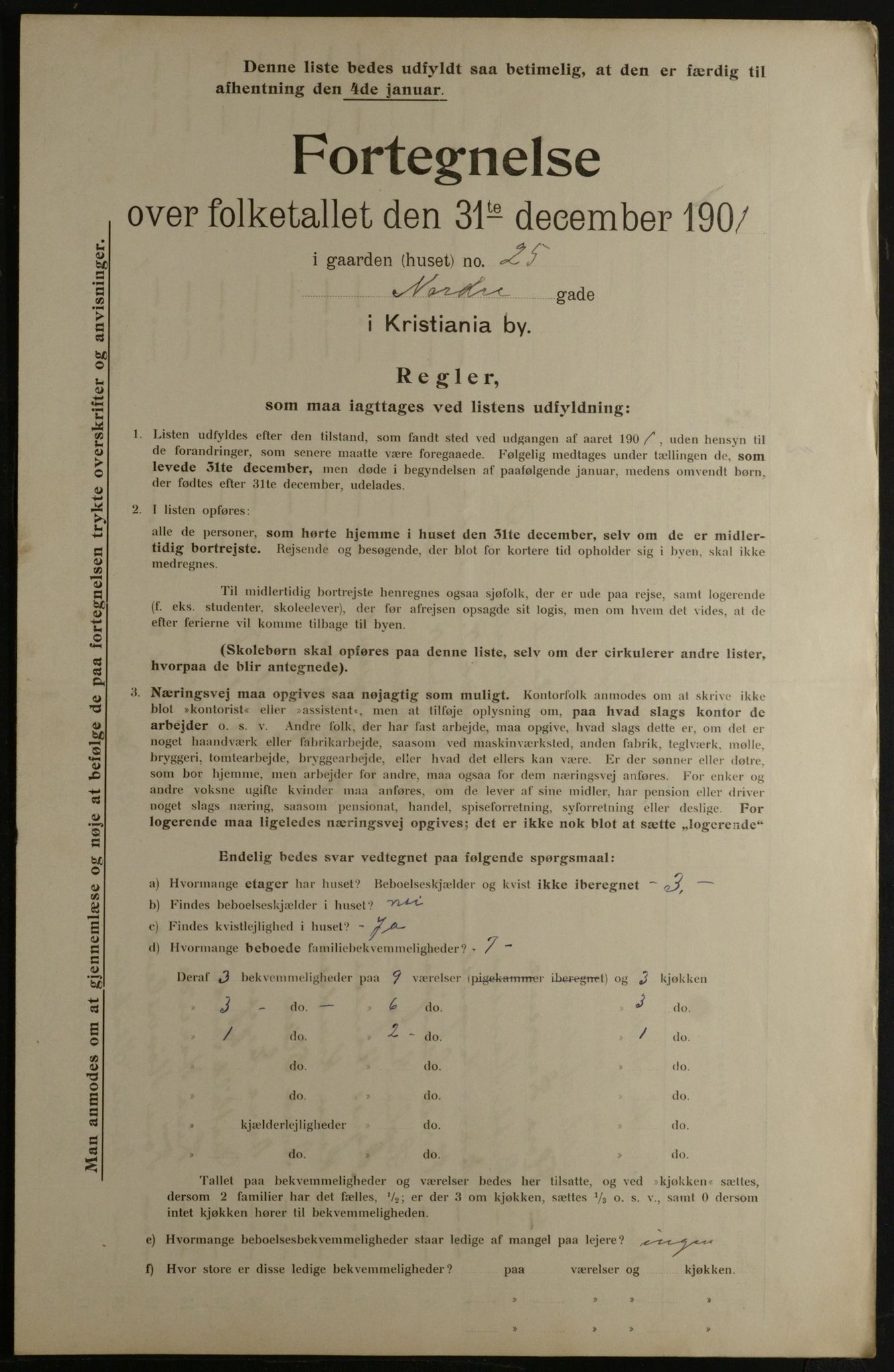 OBA, Municipal Census 1901 for Kristiania, 1901, p. 11243