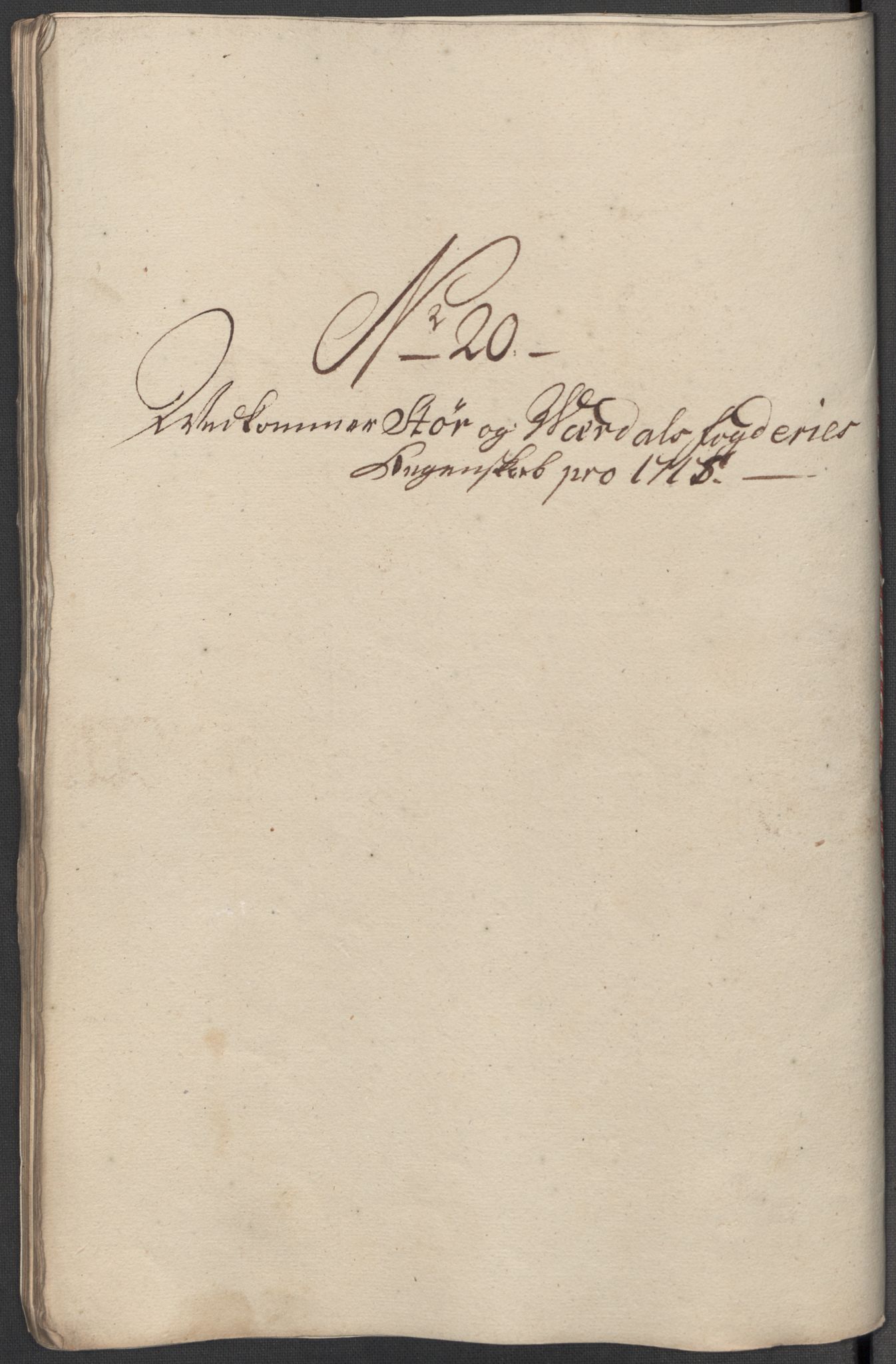 Rentekammeret inntil 1814, Reviderte regnskaper, Fogderegnskap, RA/EA-4092/R62/L4205: Fogderegnskap Stjørdal og Verdal, 1715, p. 220