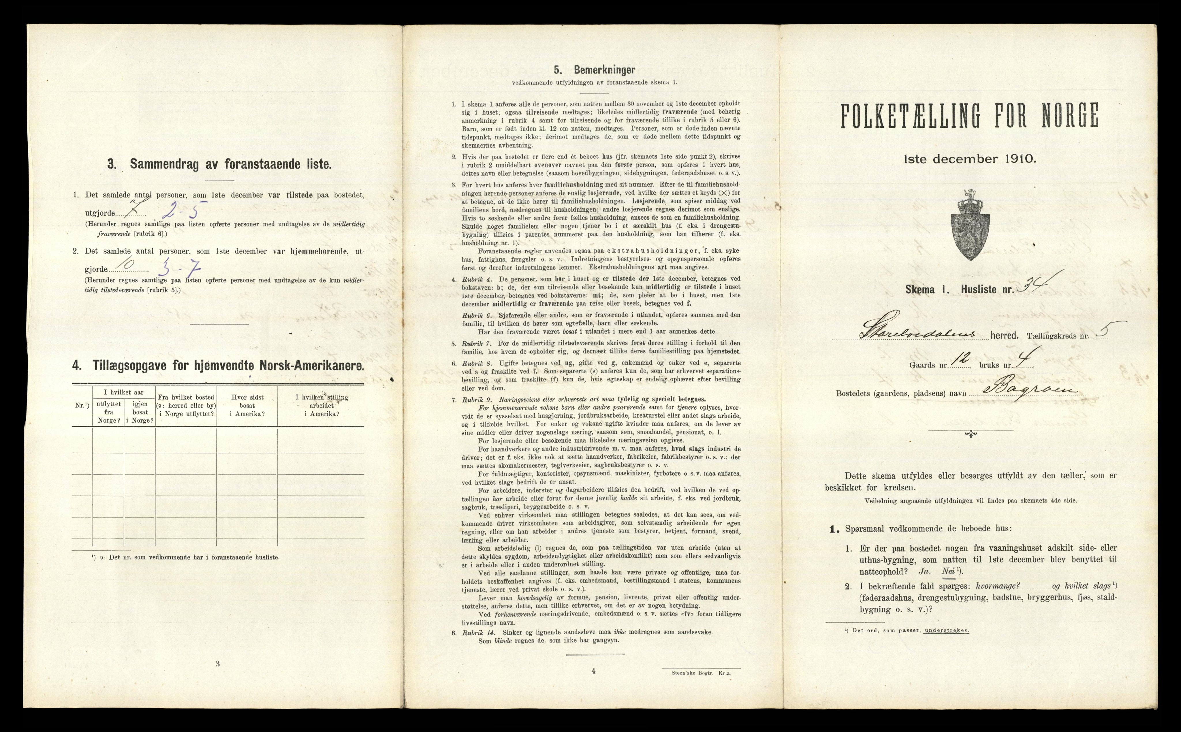 RA, 1910 census for Stor-Elvdal, 1910, p. 553