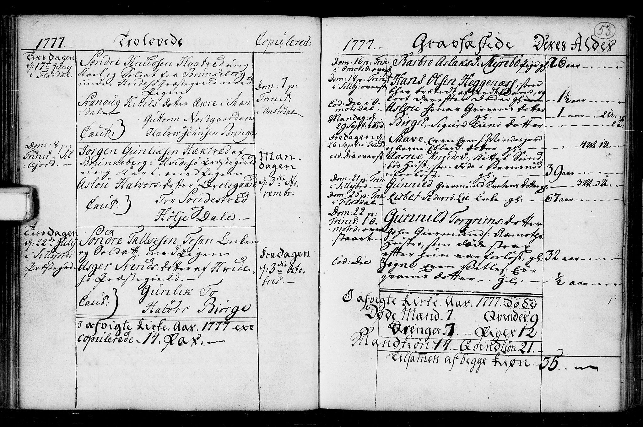 Seljord kirkebøker, SAKO/A-20/F/Fa/L0008: Parish register (official) no. I 8, 1755-1814, p. 53