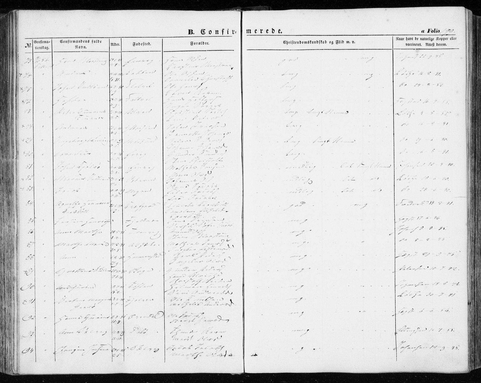 Ministerialprotokoller, klokkerbøker og fødselsregistre - Sør-Trøndelag, SAT/A-1456/634/L0530: Parish register (official) no. 634A06, 1852-1860, p. 199