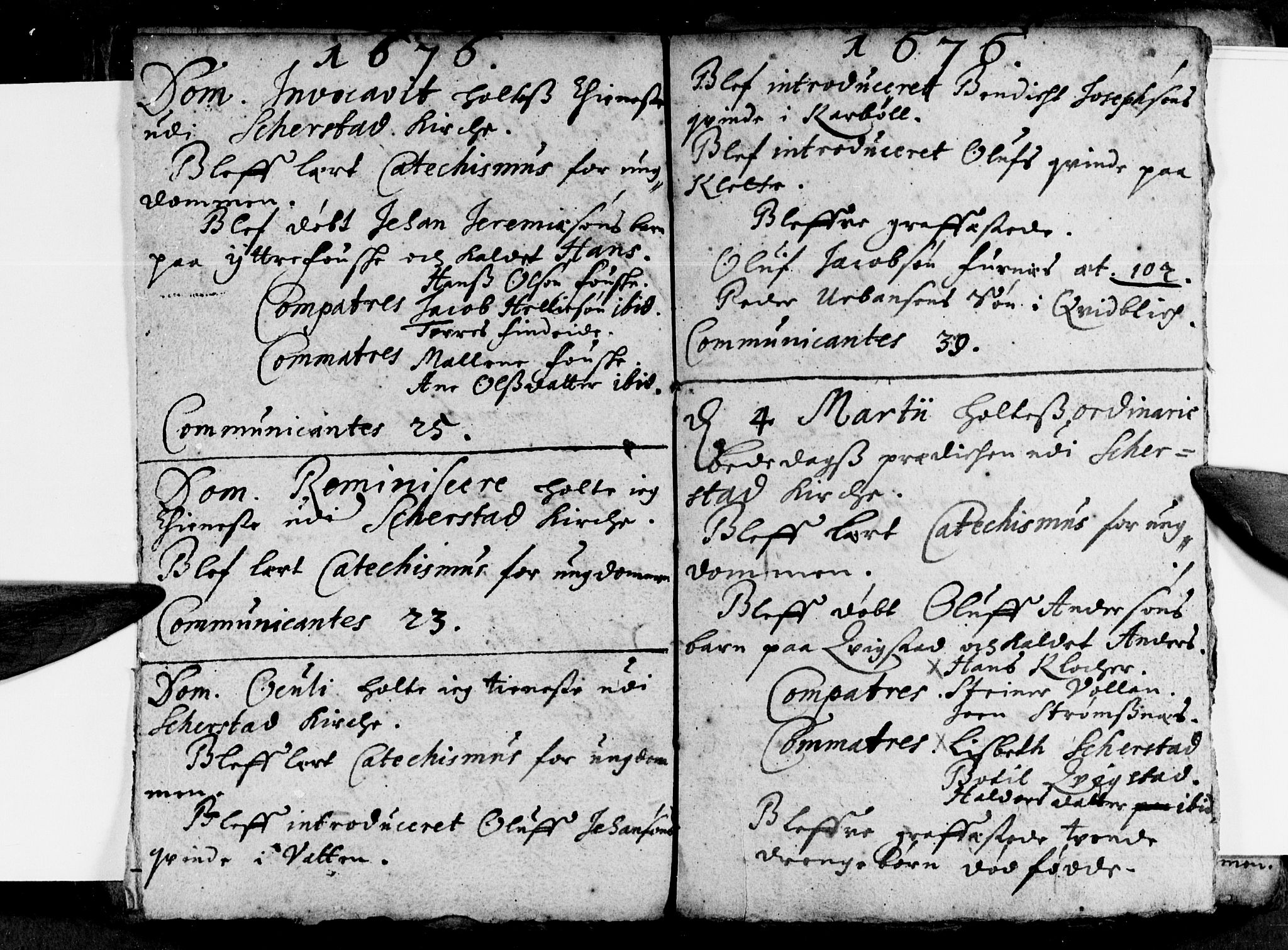 Ministerialprotokoller, klokkerbøker og fødselsregistre - Nordland, AV/SAT-A-1459/852/L0731: Parish register (official) no. 852A01, 1672-1678