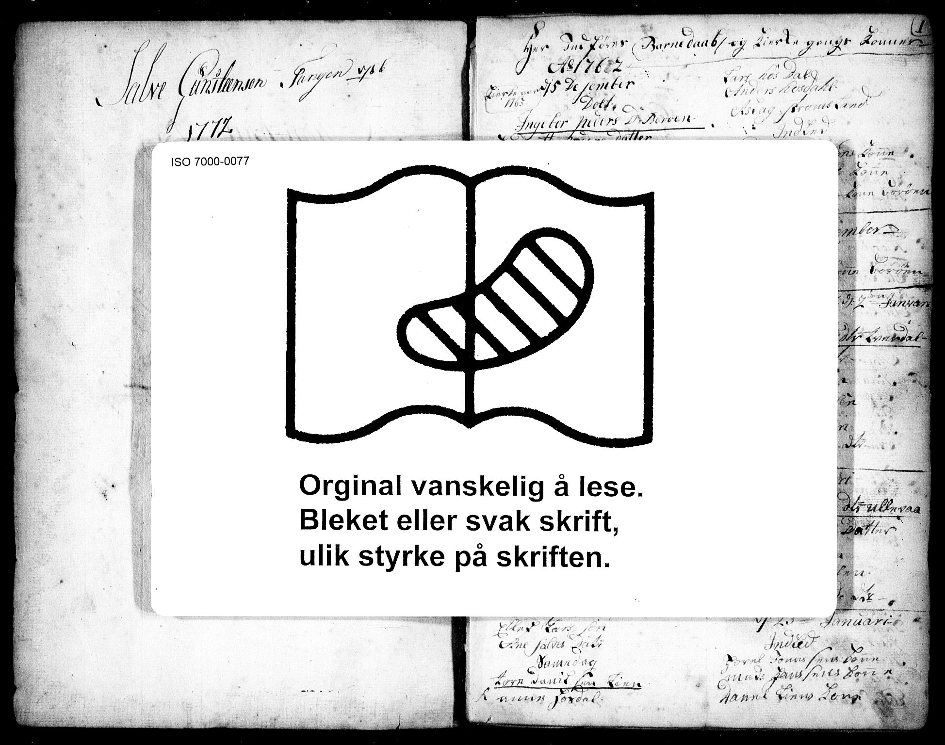 Dypvåg sokneprestkontor, SAK/1111-0007/F/Fb/Fba/L0007: Parish register (copy) no. B 7, 1762-1810