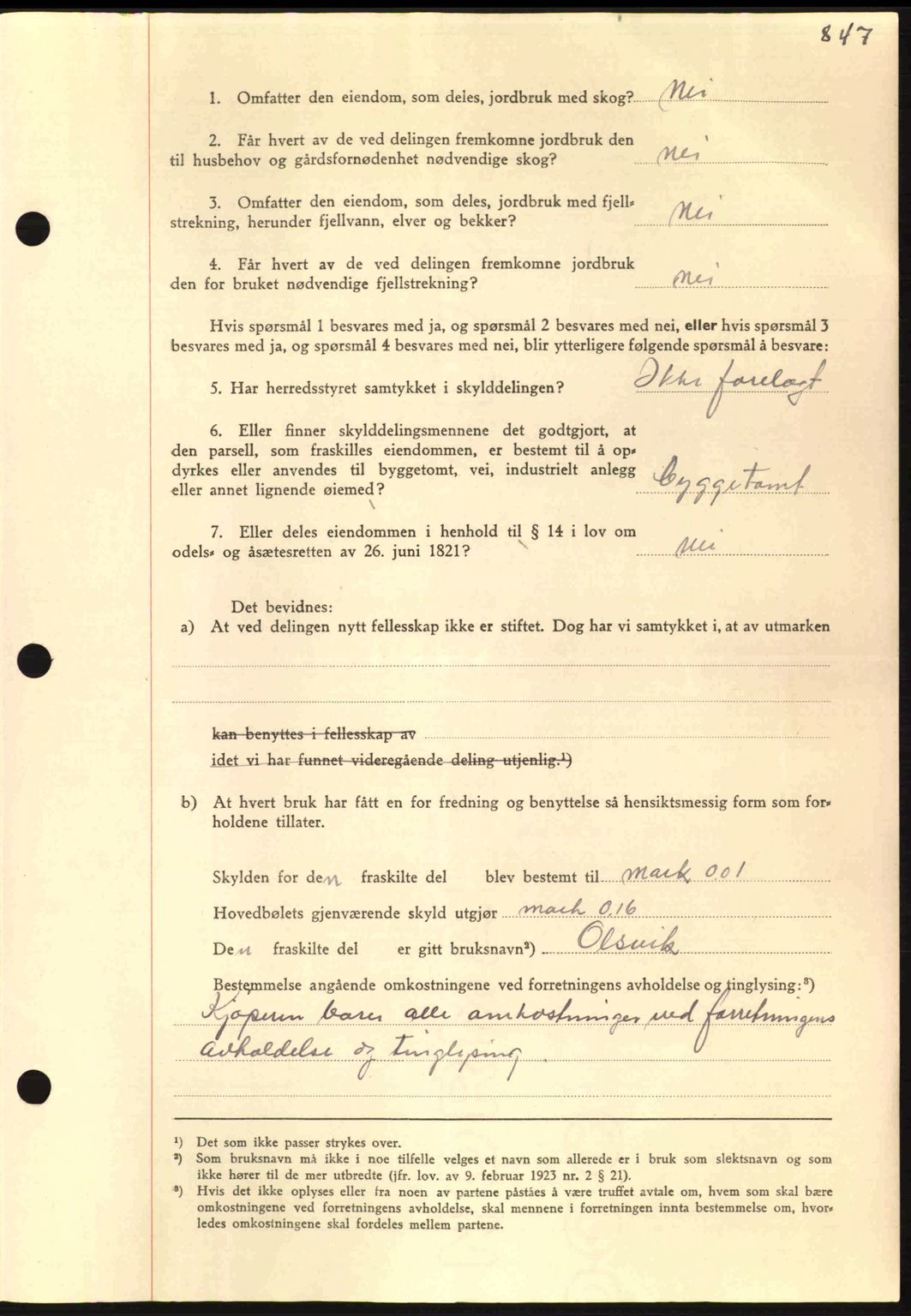 Nordmøre sorenskriveri, AV/SAT-A-4132/1/2/2Ca: Mortgage book no. A93, 1942-1942, Diary no: : 2513/1942