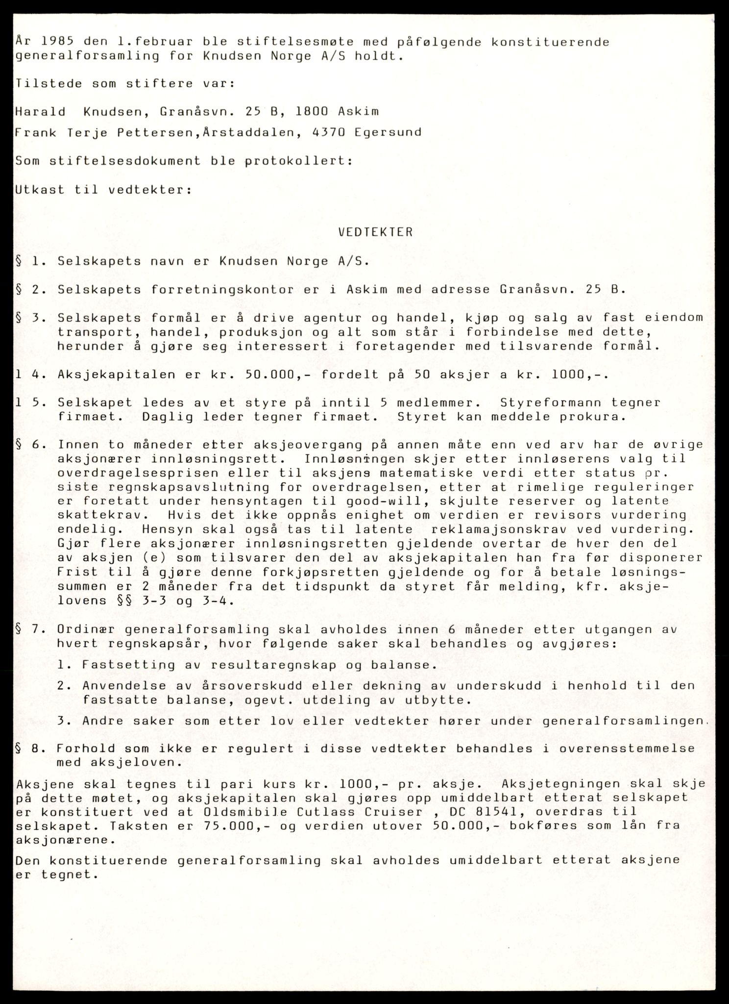 Heggen og Frøland tingrett, AV/SAT-A-10208/K/Kb/Kba/L0023: Enkeltmannsforetak, aksjeselskap og andelslag, 140/1985-39/1986, 1985-1986