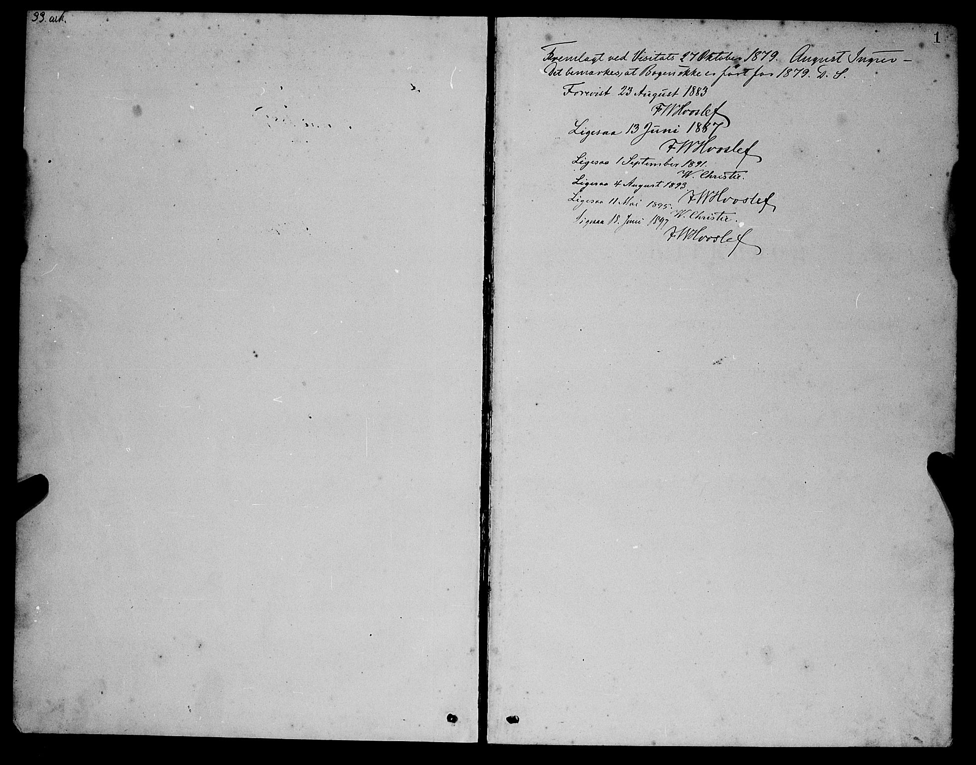 Balestrand sokneprestembete, SAB/A-79601/H/Hab/Habc/L0002: Parish register (copy) no. C 2, 1878-1895, p. 1