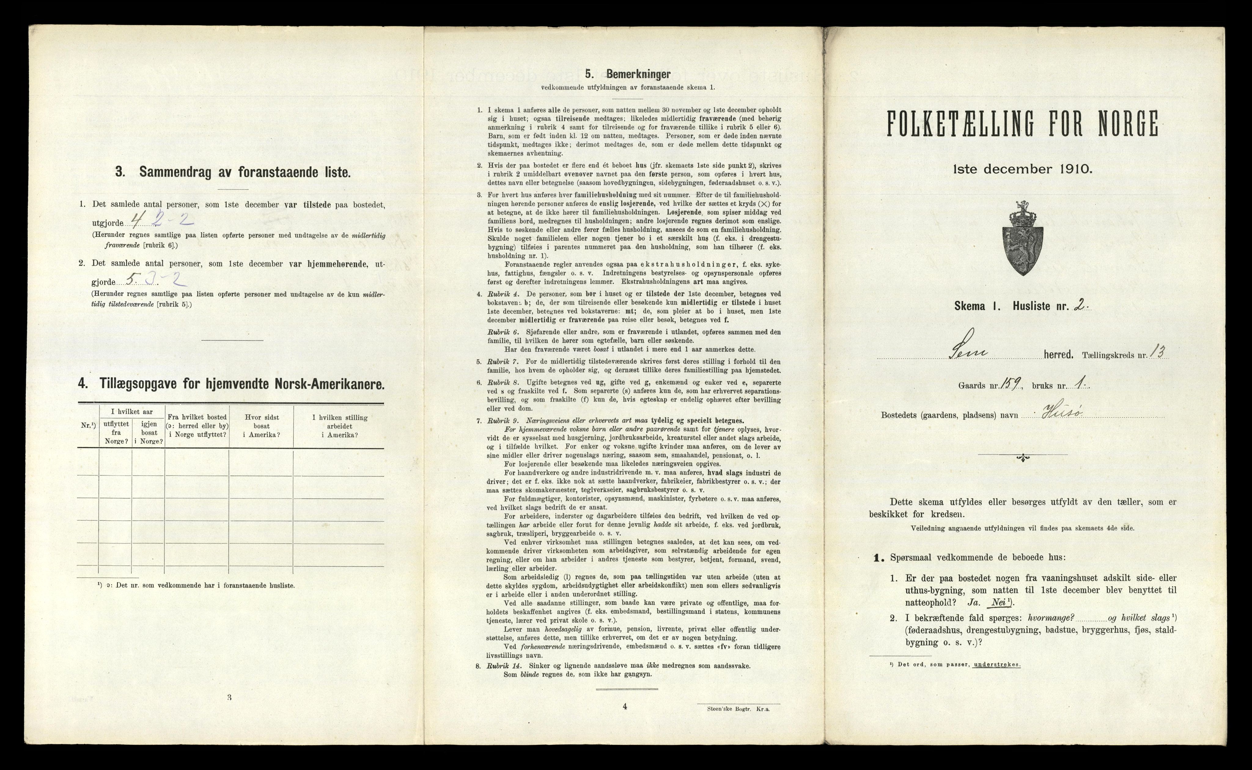 RA, 1910 census for Sem, 1910, p. 2320