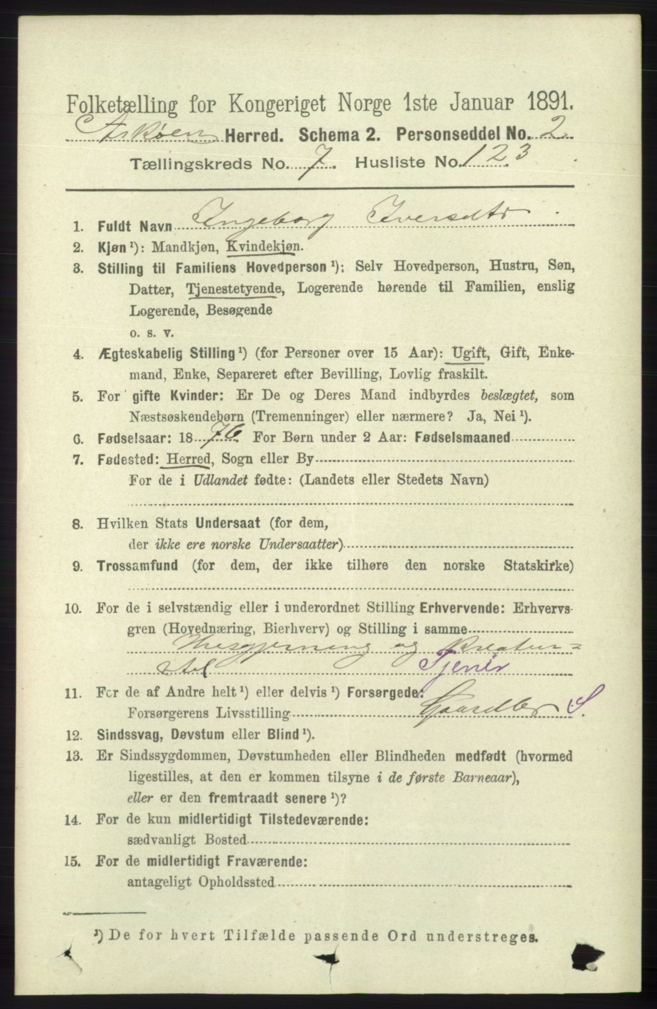 RA, 1891 census for 1247 Askøy, 1891, p. 5315