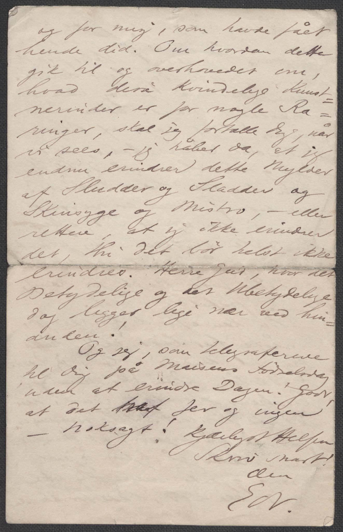 Beyer, Frants, AV/RA-PA-0132/F/L0001: Brev fra Edvard Grieg til Frantz Beyer og "En del optegnelser som kan tjene til kommentar til brevene" av Marie Beyer, 1872-1907, p. 295