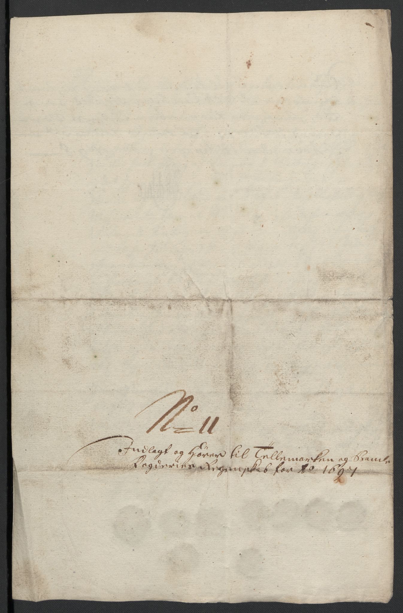 Rentekammeret inntil 1814, Reviderte regnskaper, Fogderegnskap, AV/RA-EA-4092/R36/L2097: Fogderegnskap Øvre og Nedre Telemark og Bamble, 1697, p. 54