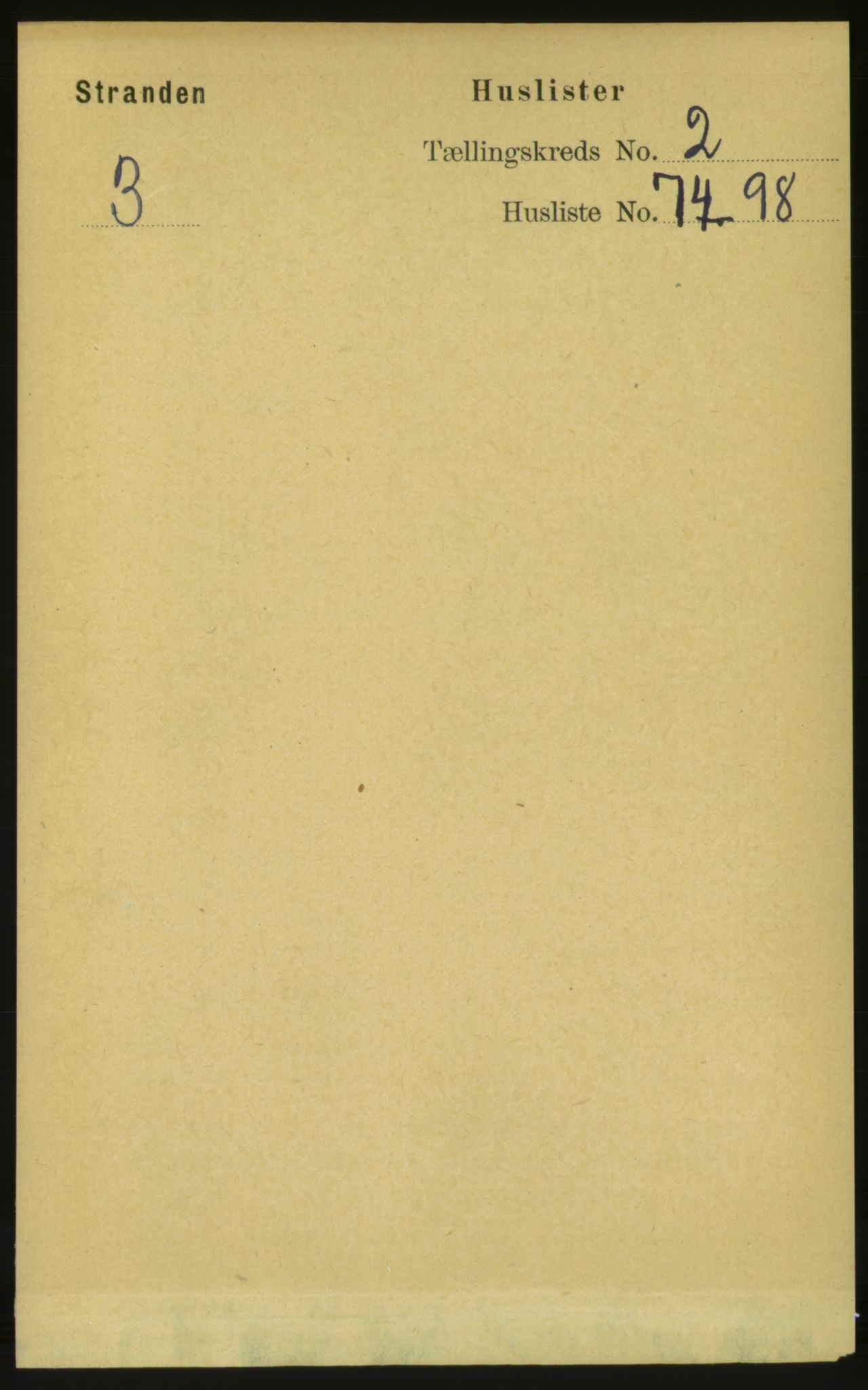 RA, 1891 census for 1525 Stranda, 1891, p. 269
