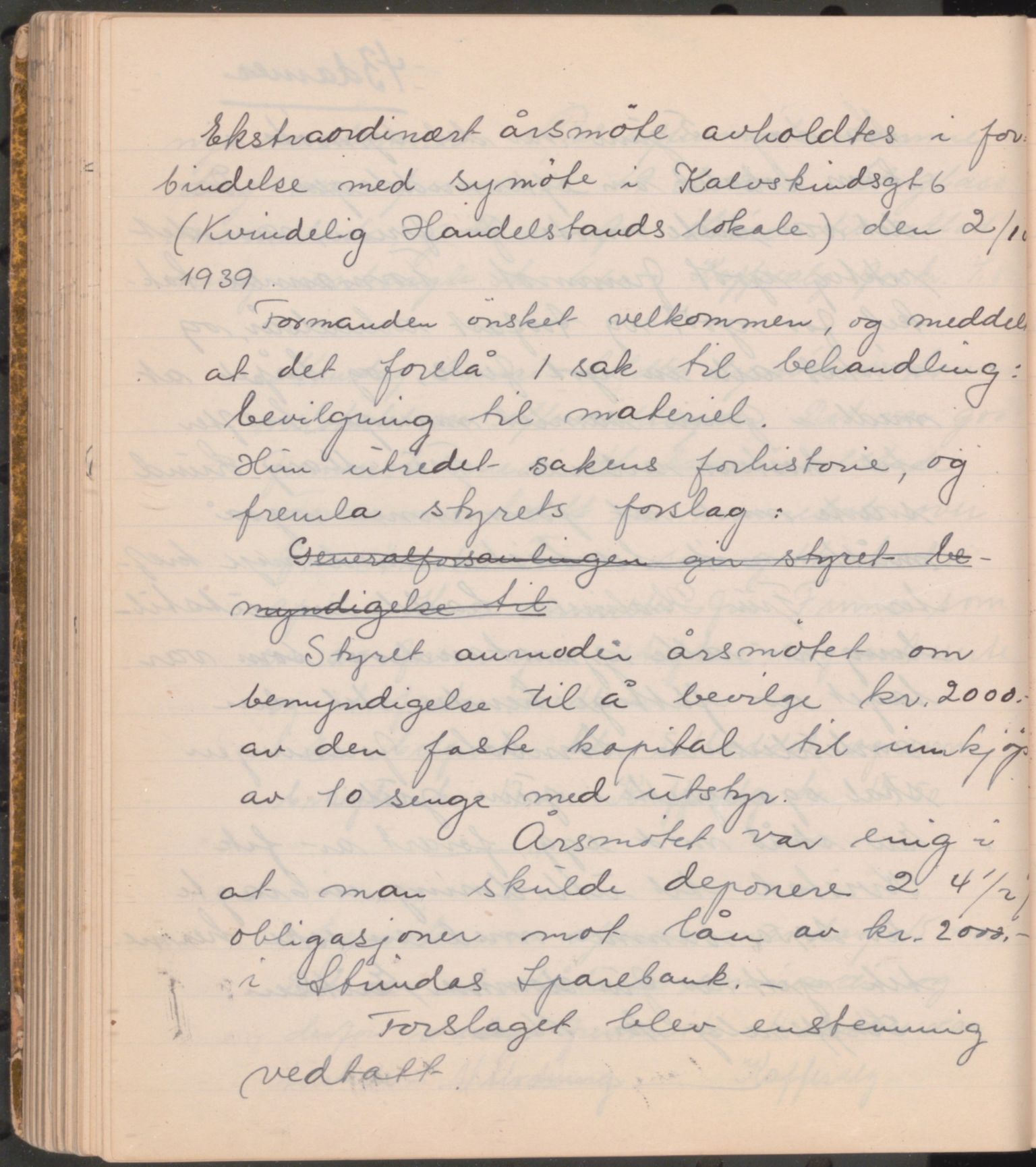 Trondheim Røde Kors, TRKO/PA-1204/A/Ab/L0004: Dagbok for Strinda Røde Kors, 1926-1952, p. 194