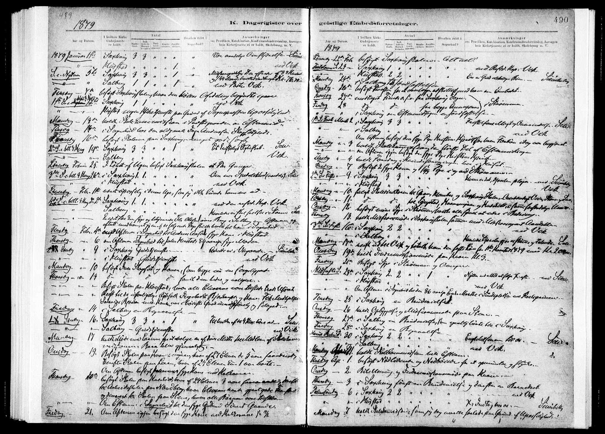 Ministerialprotokoller, klokkerbøker og fødselsregistre - Nord-Trøndelag, AV/SAT-A-1458/730/L0285: Parish register (official) no. 730A10, 1879-1914, p. 490