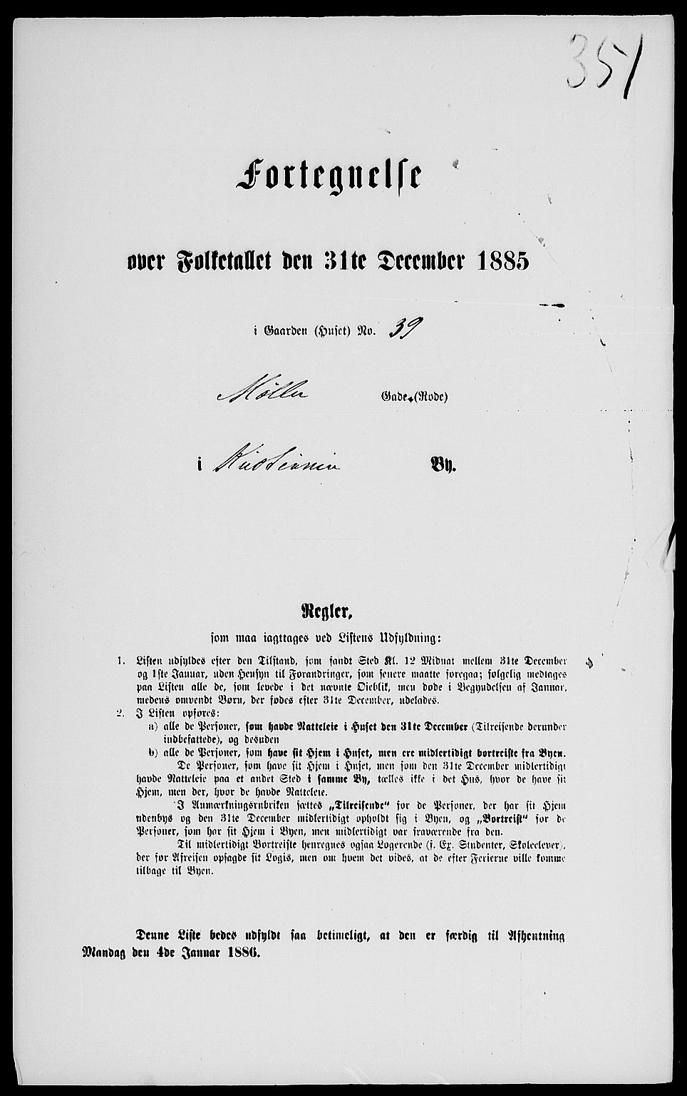 RA, 1885 census for 0301 Kristiania, 1885, p. 2514