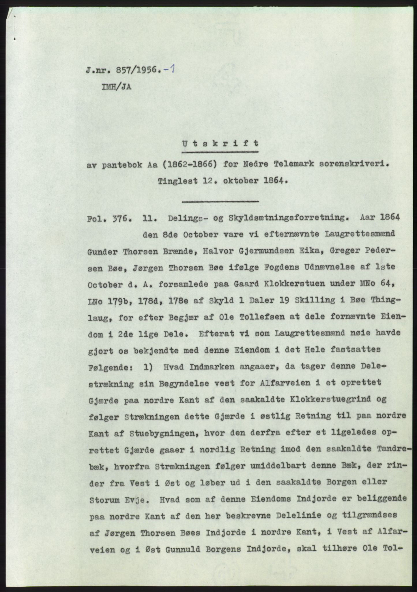 Statsarkivet i Kongsberg, SAKO/A-0001, 1956, p. 101