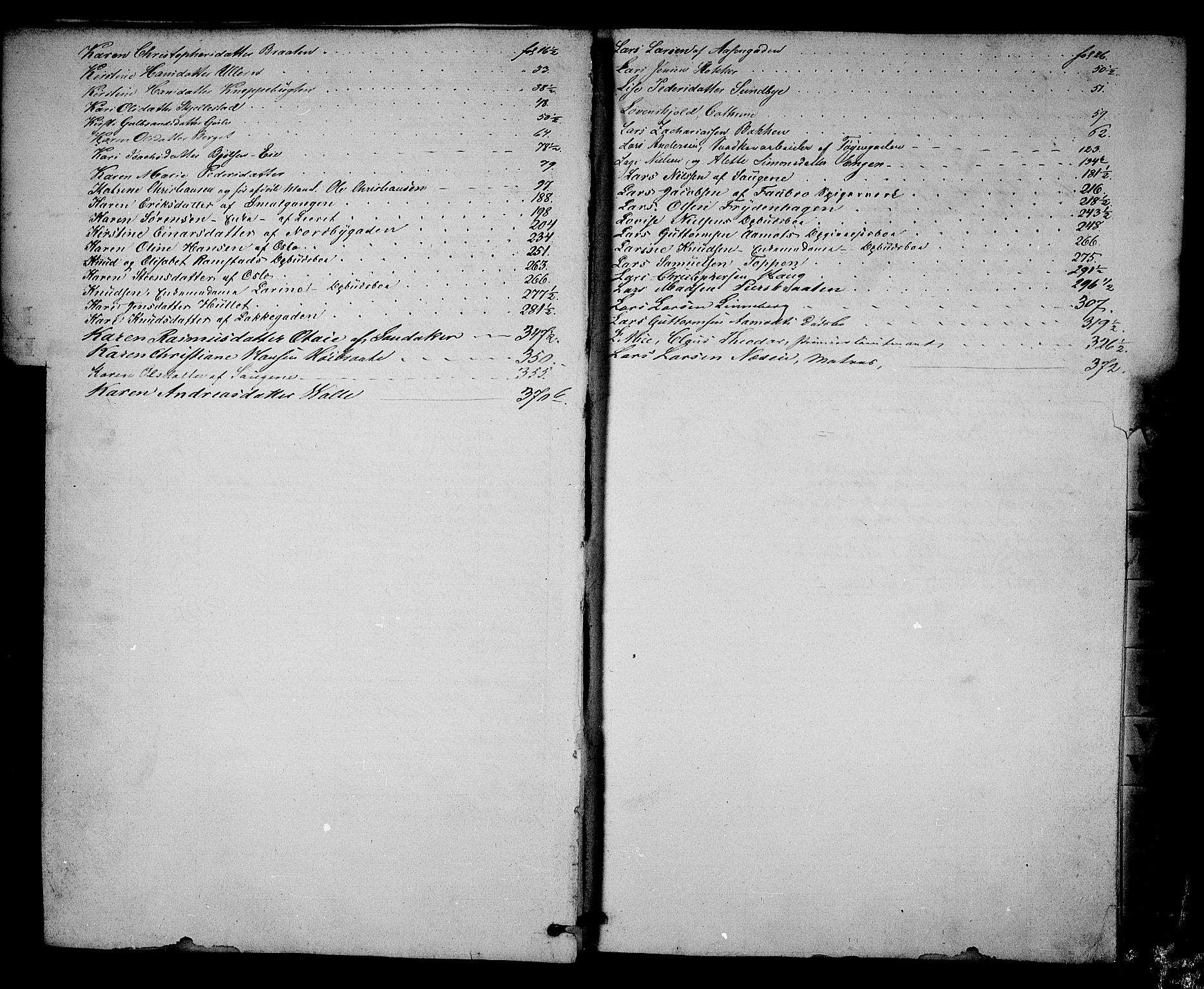 Aker sorenskriveri, AV/SAO-A-10895/H/He/L0004: Skifteutlodningsprotokoll, 1850-1858