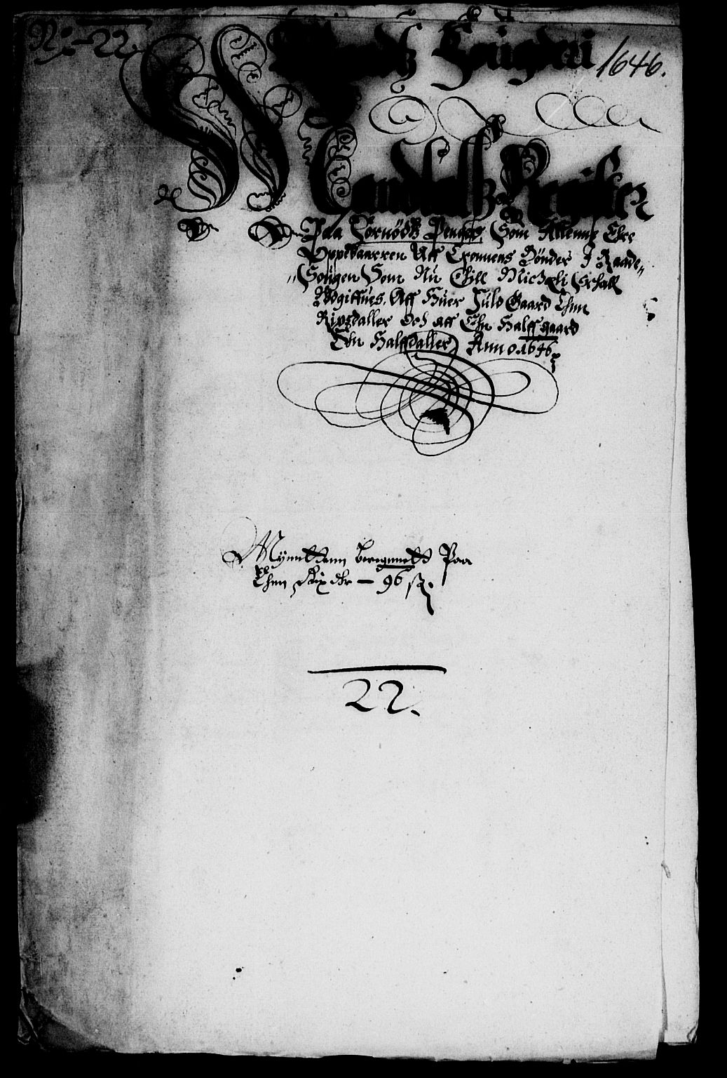 Rentekammeret inntil 1814, Reviderte regnskaper, Lensregnskaper, AV/RA-EA-5023/R/Rb/Rba/L0190: Akershus len, 1645-1647