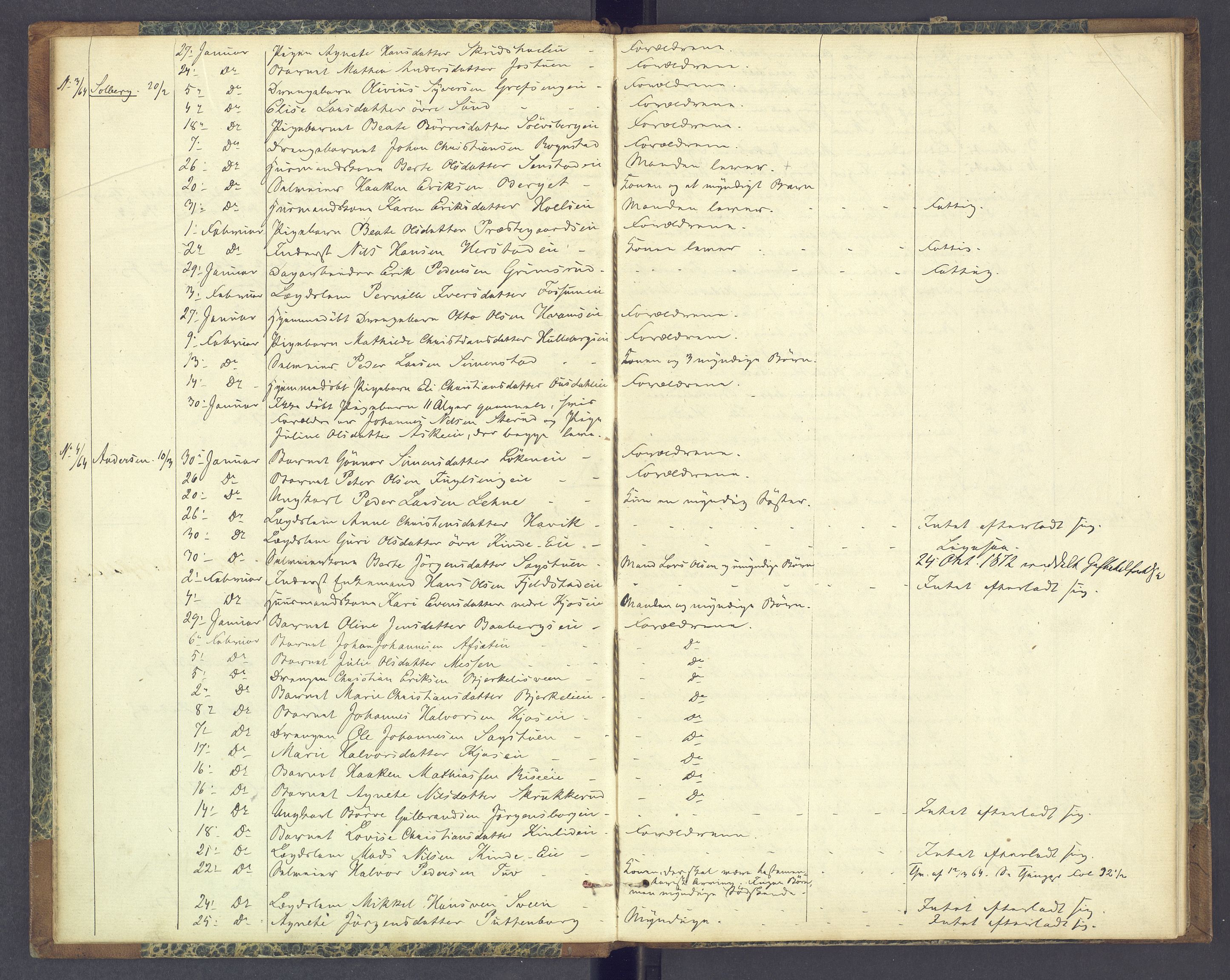 Nord-Hedmark sorenskriveri, AV/SAH-TING-012/J/Ji/L0001: Dødsfallsprotokoll, 1863-1879, p. 5