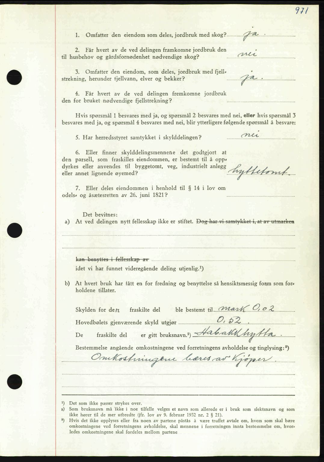 Nordmøre sorenskriveri, AV/SAT-A-4132/1/2/2Ca: Mortgage book no. A112, 1949-1949, Diary no: : 3155/1949