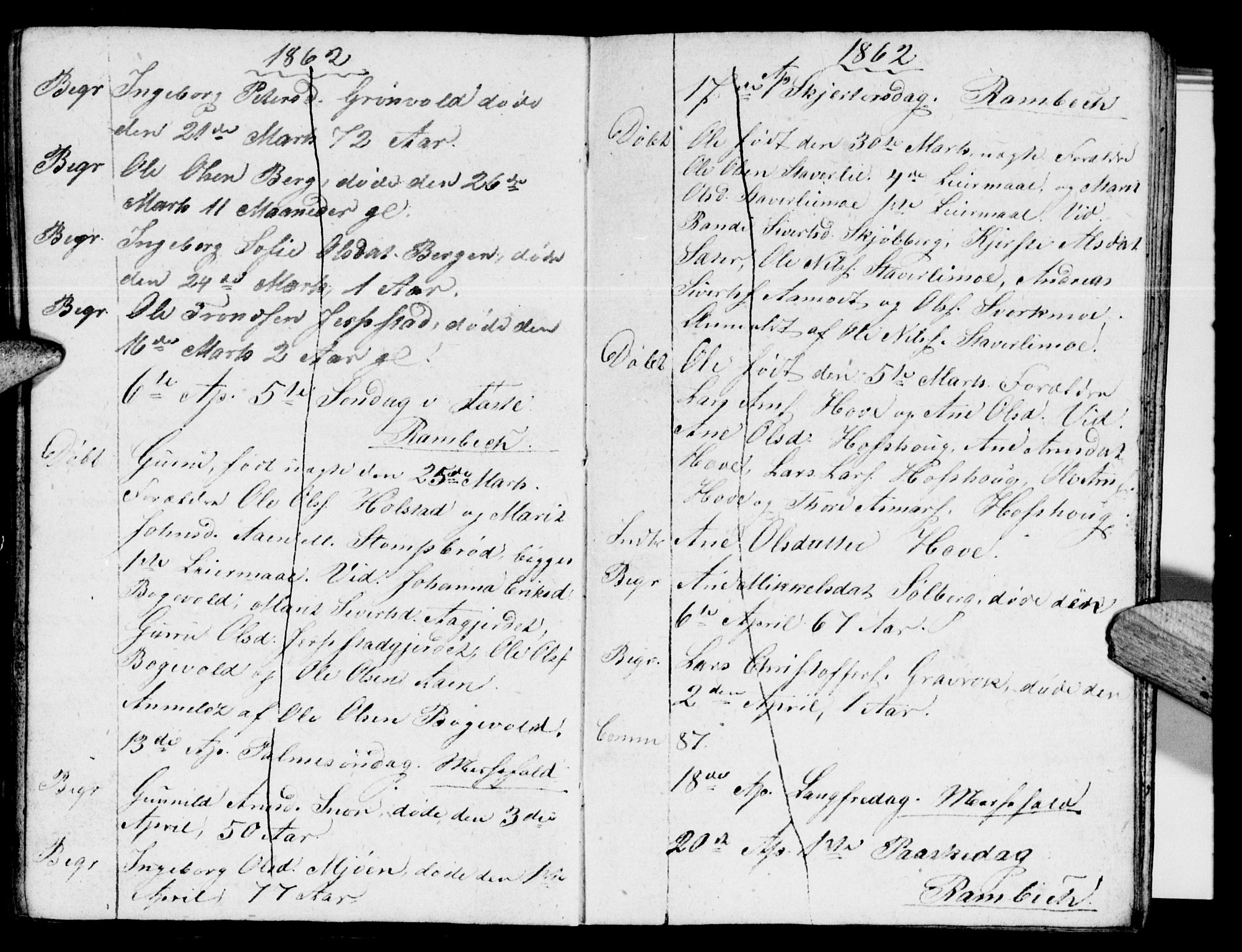 Meldal sokneprestkontor, AV/SAT-A-1123/1/I/I1/I1f/L0008: Parish register draft no. 672I1F, 1827-1866