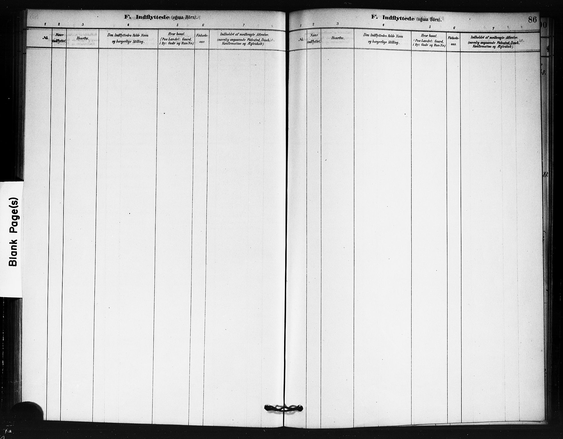 Fet prestekontor Kirkebøker, AV/SAO-A-10370a/F/Fb/L0001: Parish register (official) no. II 1, 1878-1891, p. 86