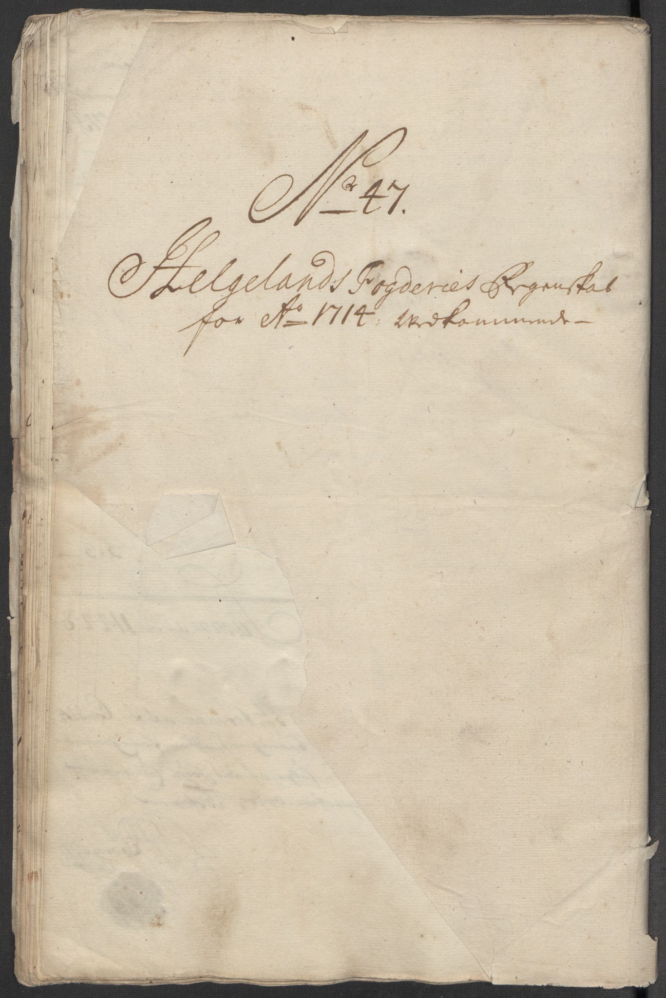 Rentekammeret inntil 1814, Reviderte regnskaper, Fogderegnskap, AV/RA-EA-4092/R65/L4513: Fogderegnskap Helgeland, 1714-1715, p. 323