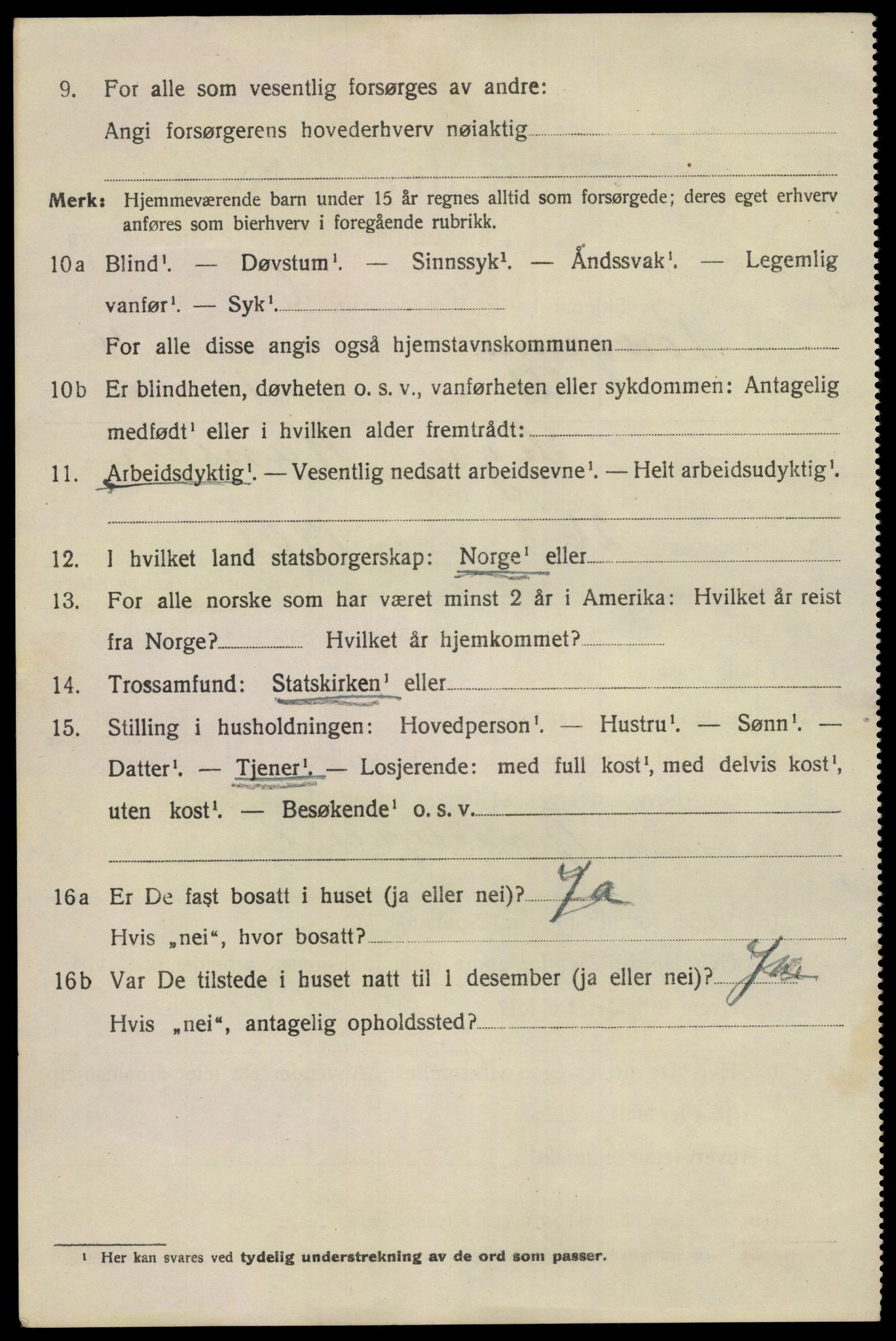 SAKO, 1920 census for Porsgrunn, 1920, p. 22340