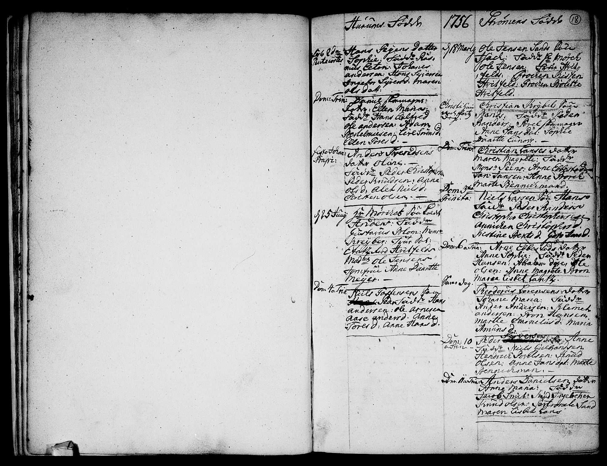 Hurum kirkebøker, AV/SAKO-A-229/F/Fa/L0006: Parish register (official) no. 6, 1756-1770, p. 18