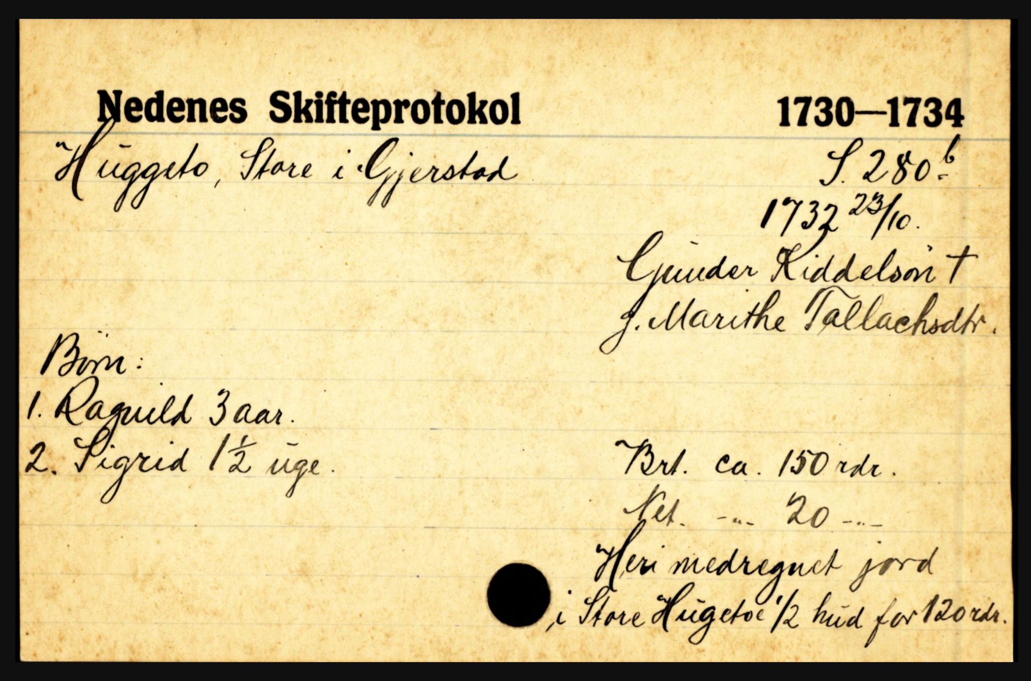 Nedenes sorenskriveri før 1824, AV/SAK-1221-0007/H, p. 13231