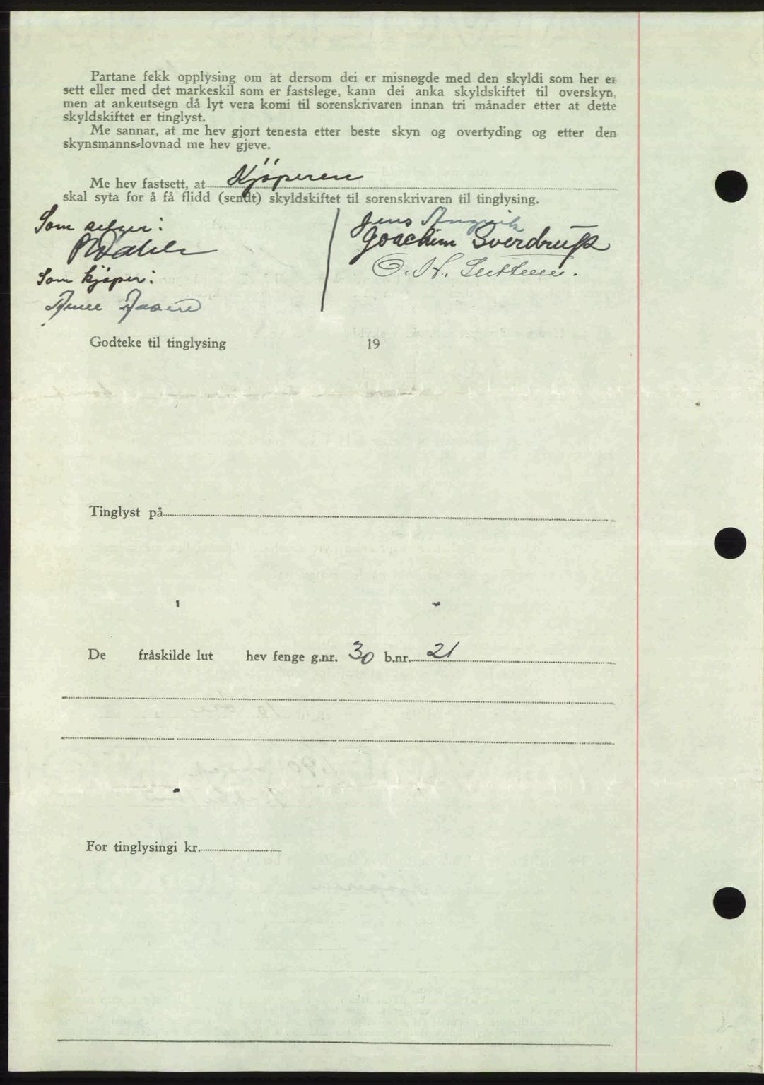 Romsdal sorenskriveri, SAT/A-4149/1/2/2C: Mortgage book no. A24, 1947-1947, Diary no: : 2918/1947