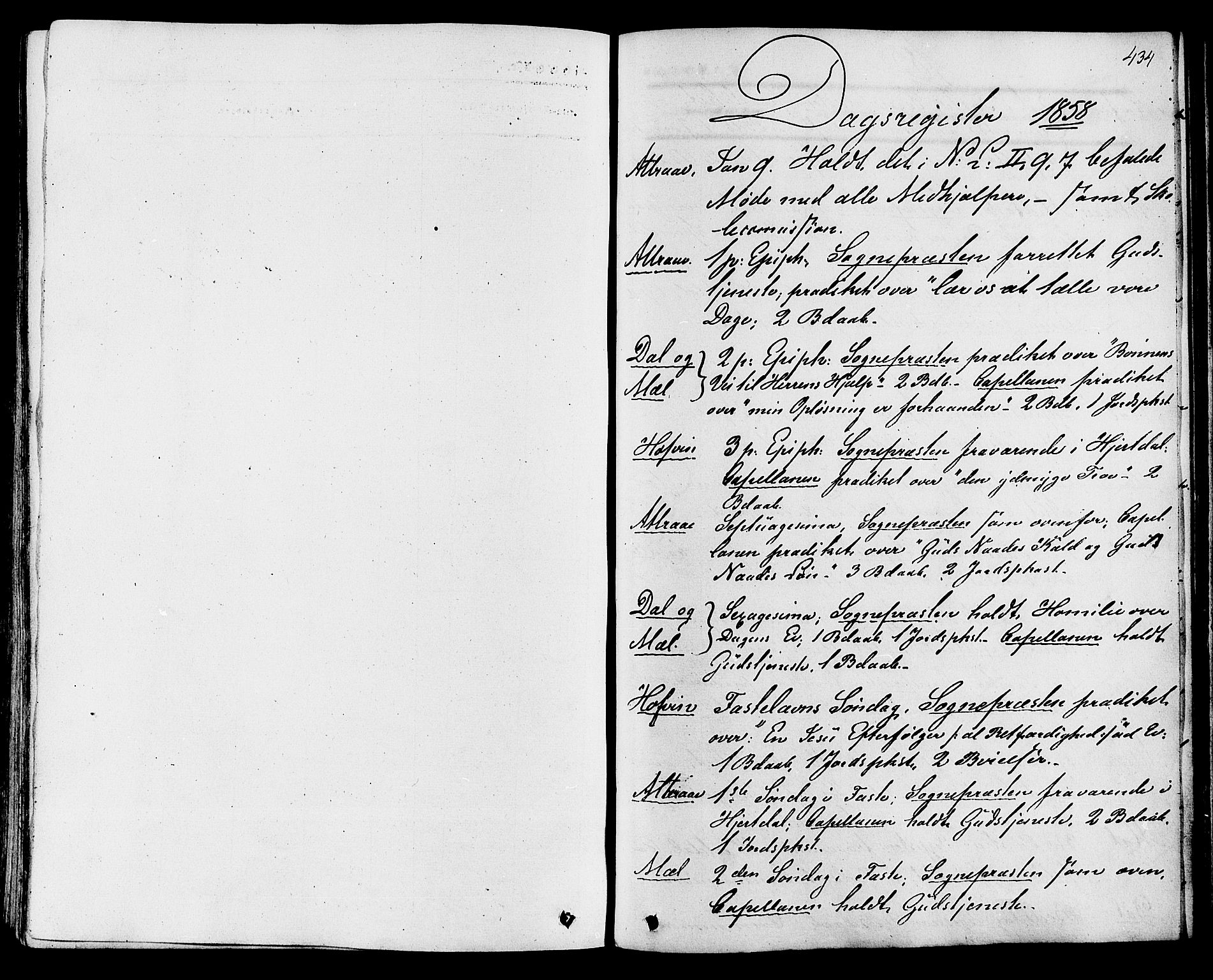 Tinn kirkebøker, SAKO/A-308/F/Fa/L0006: Parish register (official) no. I 6, 1857-1878, p. 434