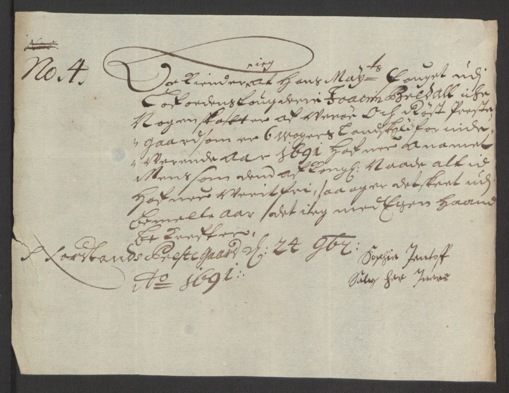 Rentekammeret inntil 1814, Reviderte regnskaper, Fogderegnskap, AV/RA-EA-4092/R67/L4675: Fogderegnskap Vesterålen, Andenes og Lofoten, 1691-1693, p. 95