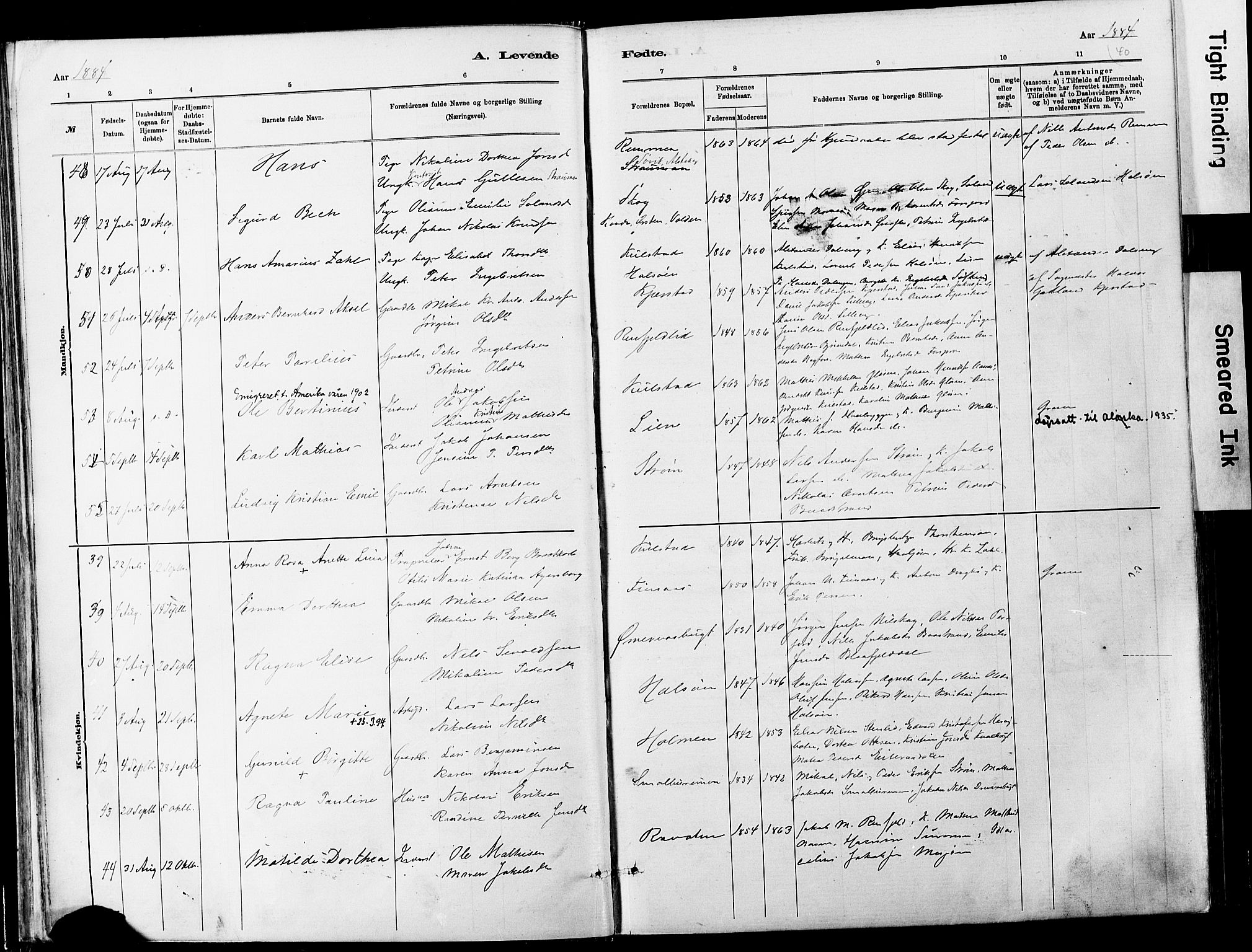 Ministerialprotokoller, klokkerbøker og fødselsregistre - Nordland, AV/SAT-A-1459/820/L0295: Parish register (official) no. 820A16, 1880-1896, p. 40