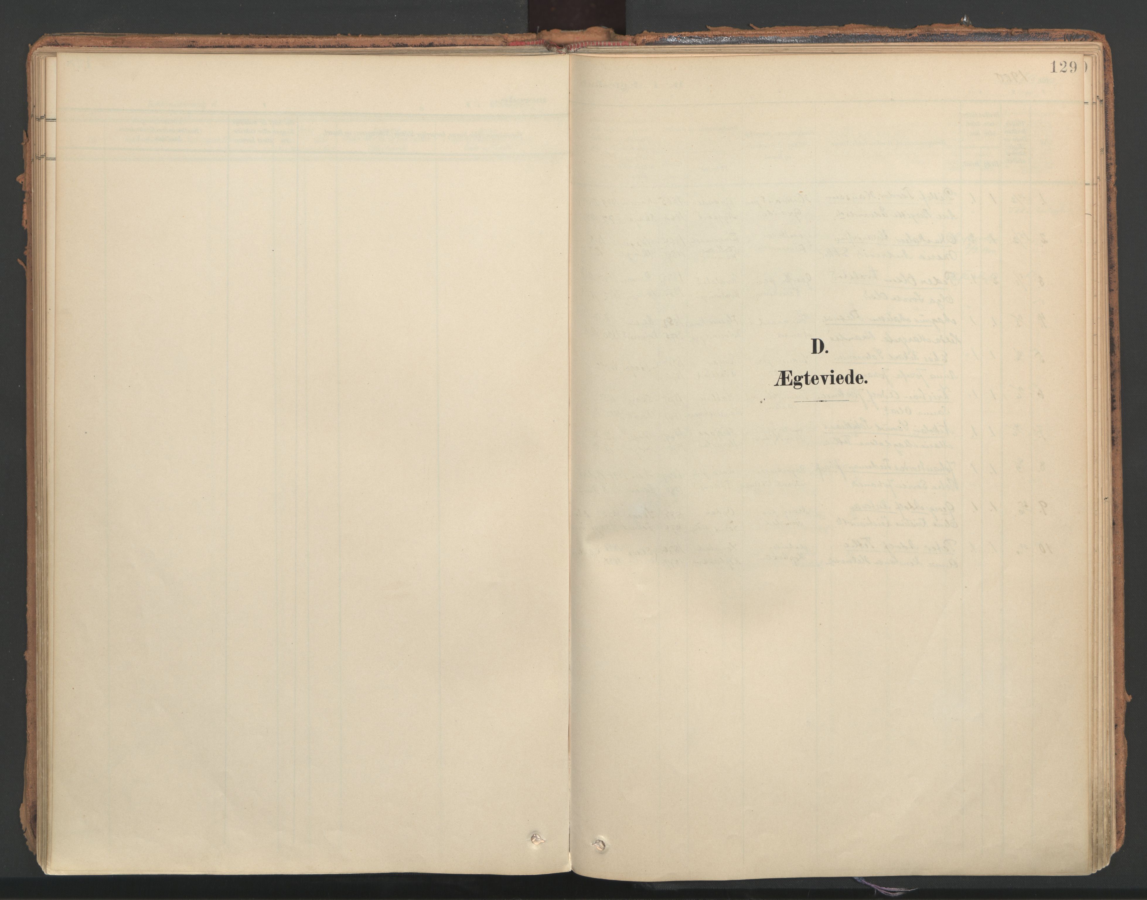 Ministerialprotokoller, klokkerbøker og fødselsregistre - Nord-Trøndelag, SAT/A-1458/766/L0564: Parish register (official) no. 767A02, 1900-1932, p. 129