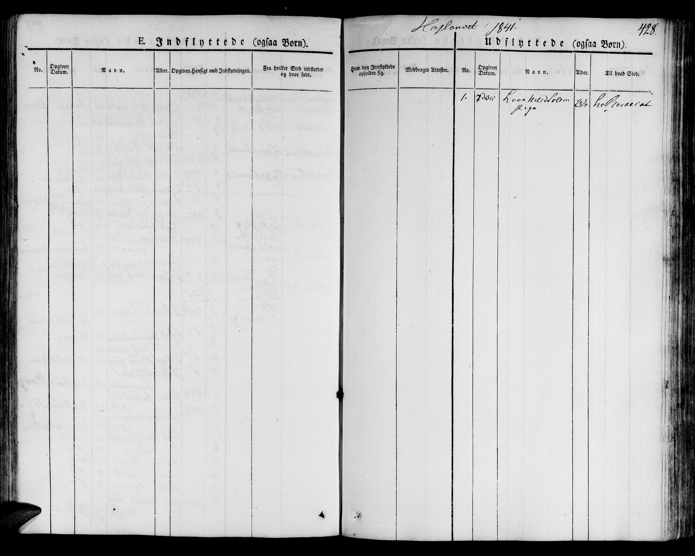 Ministerialprotokoller, klokkerbøker og fødselsregistre - Sør-Trøndelag, SAT/A-1456/691/L1073: Parish register (official) no. 691A05 /4, 1826-1841, p. 428