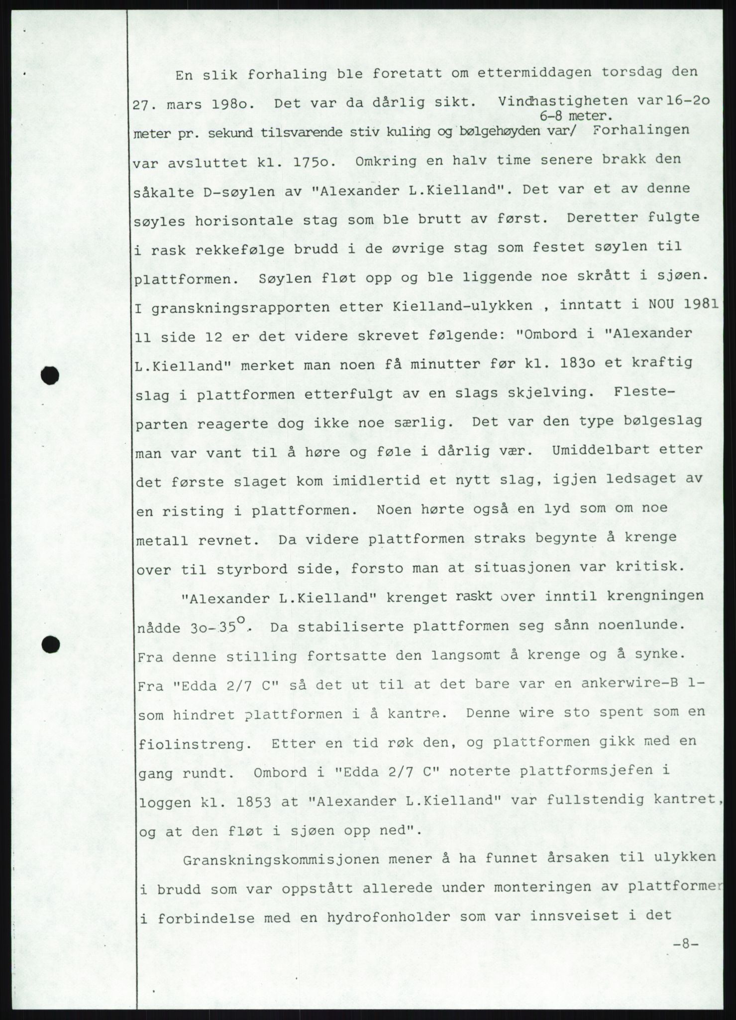 Pa 1503 - Stavanger Drilling AS, AV/SAST-A-101906/A/Ab/Abc/L0009: Styrekorrespondanse Stavanger Drilling II A/S, 1981-1983, p. 542