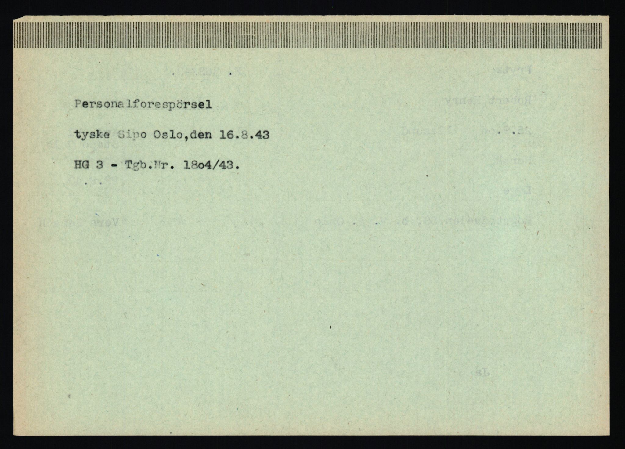 Statspolitiet - Hovedkontoret / Osloavdelingen, AV/RA-S-1329/C/Ca/L0012: Oanæs - Quistgaard	, 1943-1945, p. 4895