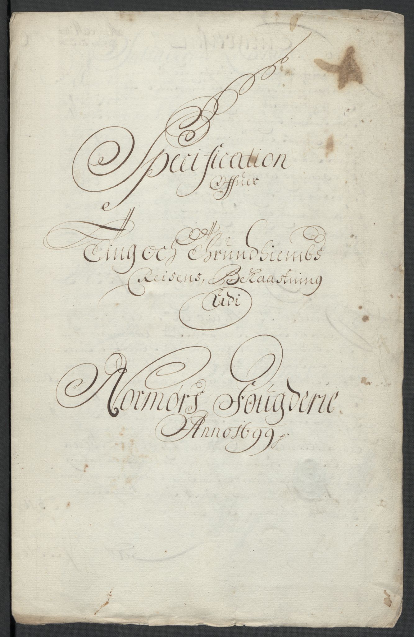 Rentekammeret inntil 1814, Reviderte regnskaper, Fogderegnskap, AV/RA-EA-4092/R56/L3738: Fogderegnskap Nordmøre, 1699, p. 144