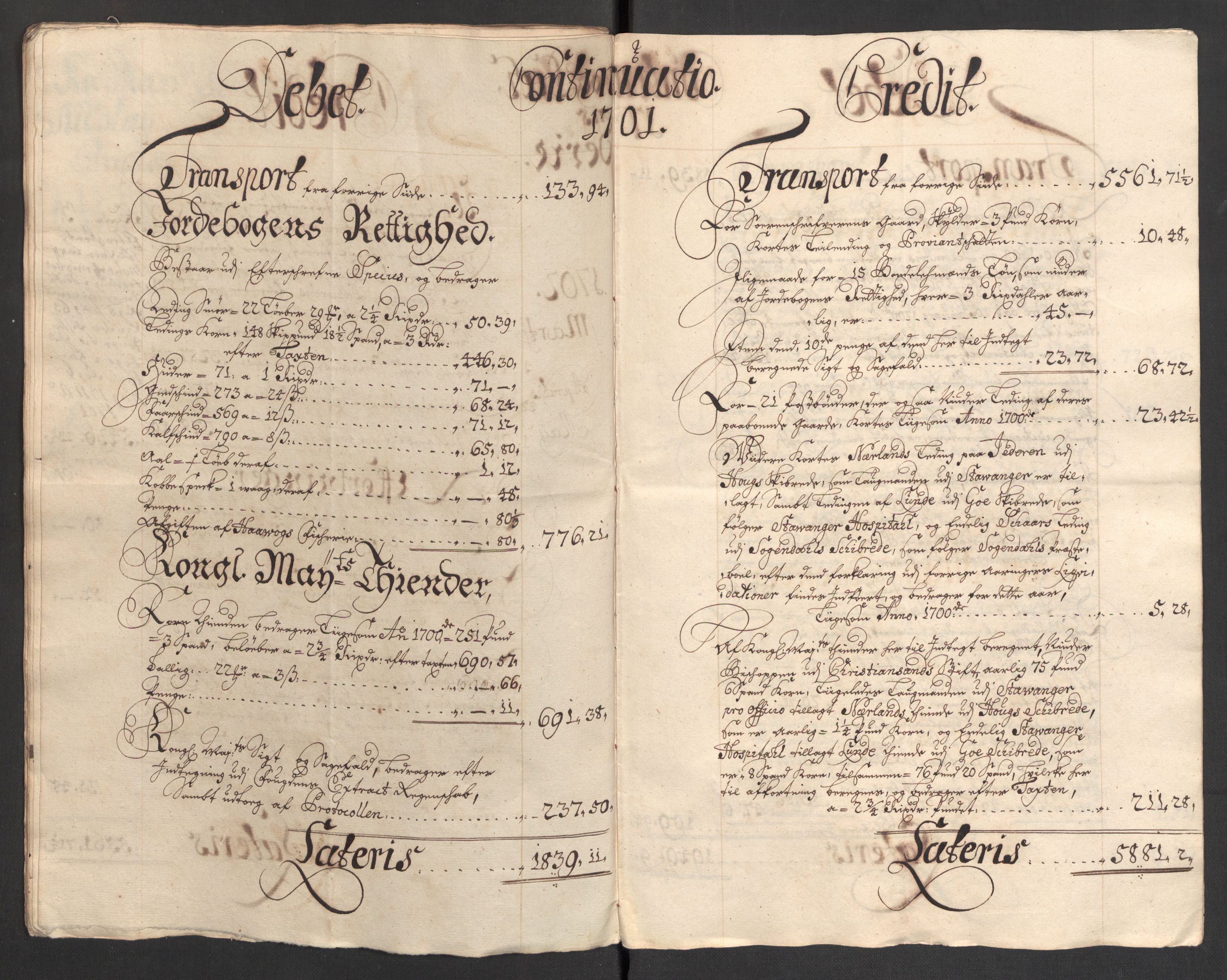 Rentekammeret inntil 1814, Reviderte regnskaper, Fogderegnskap, AV/RA-EA-4092/R46/L2731: Fogderegnskap Jæren og Dalane, 1700-1702, p. 190